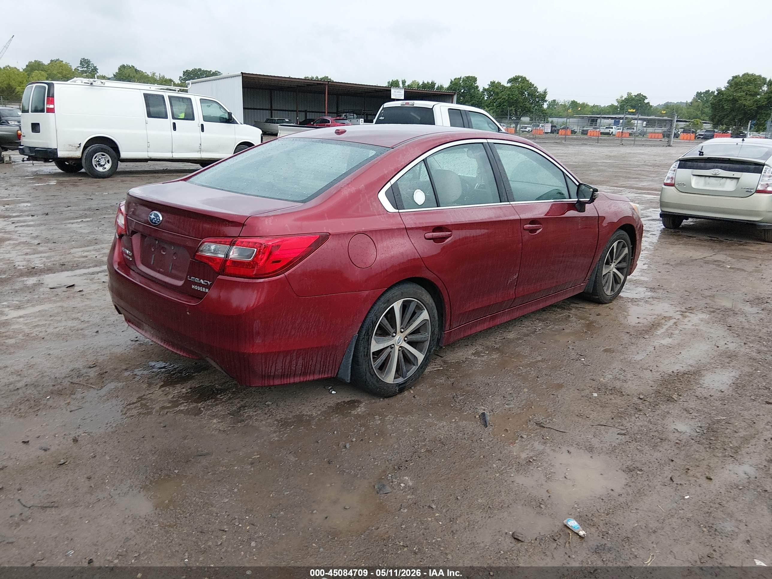 2015 Subaru Legacy 2.5i Limited Maroon vin: 4S3BNBL64F3012844