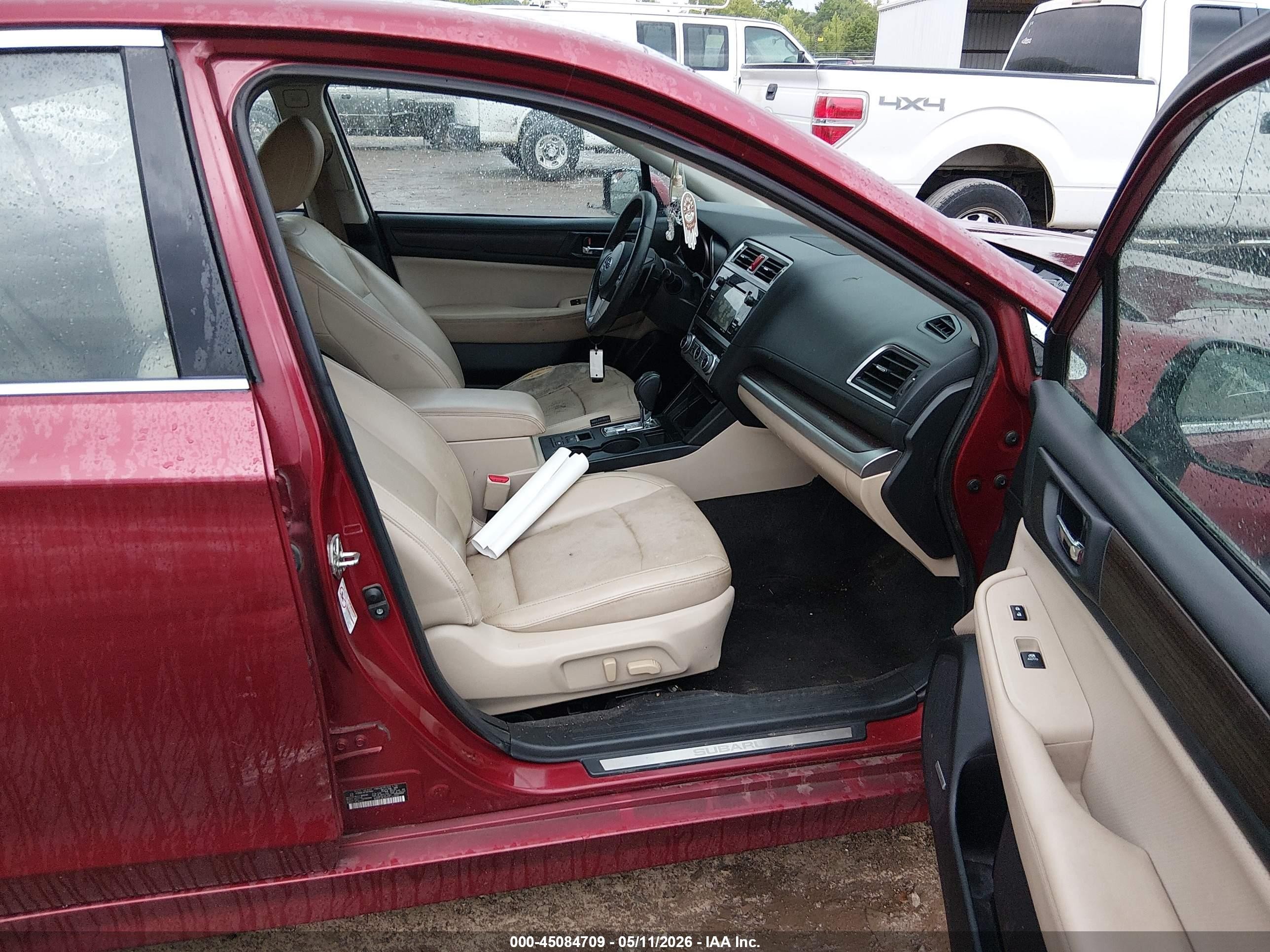 2015 Subaru Legacy 2.5i Limited Maroon vin: 4S3BNBL64F3012844