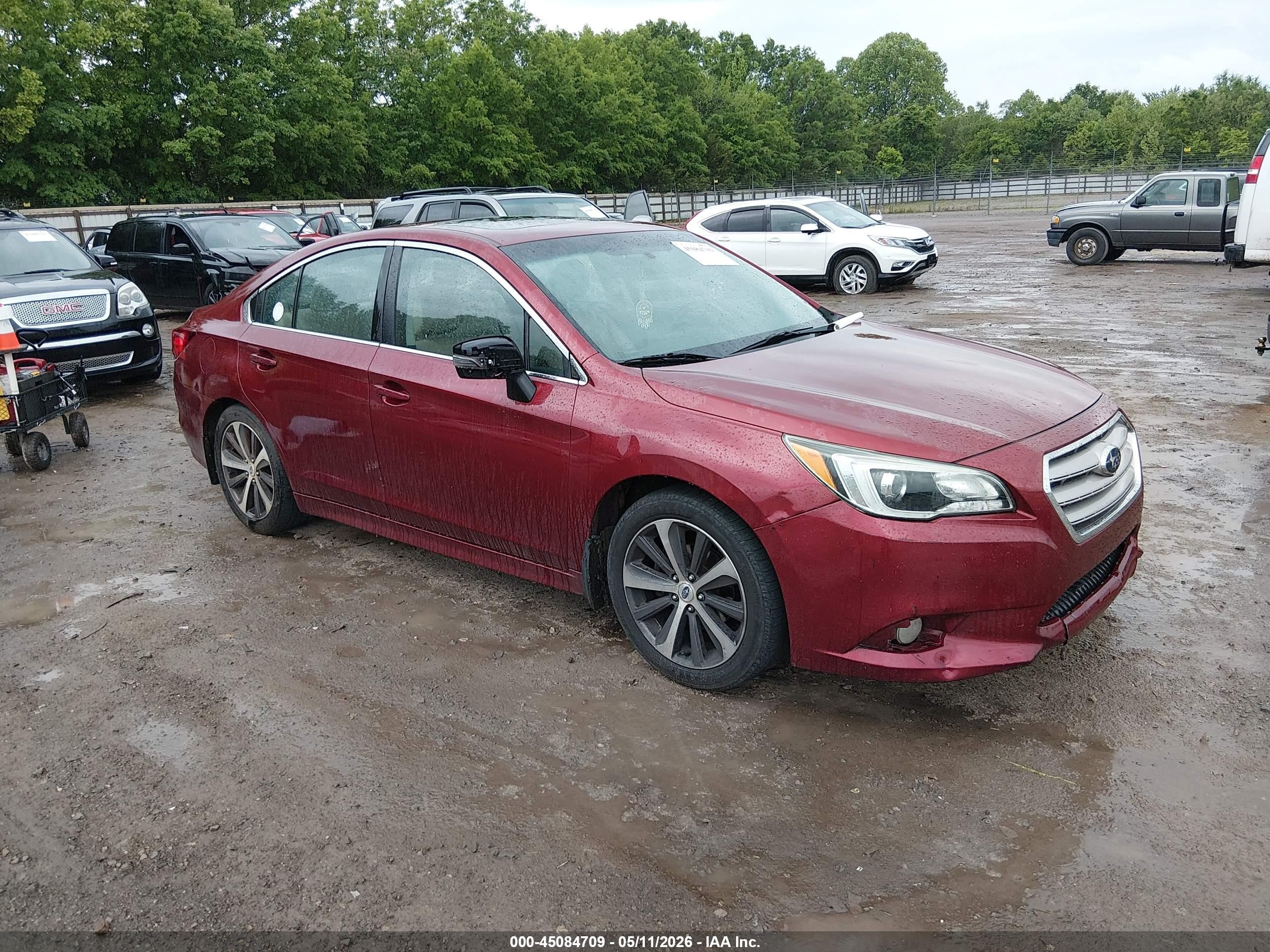 2015 Subaru Legacy 2.5i Limited Maroon vin: 4S3BNBL64F3012844