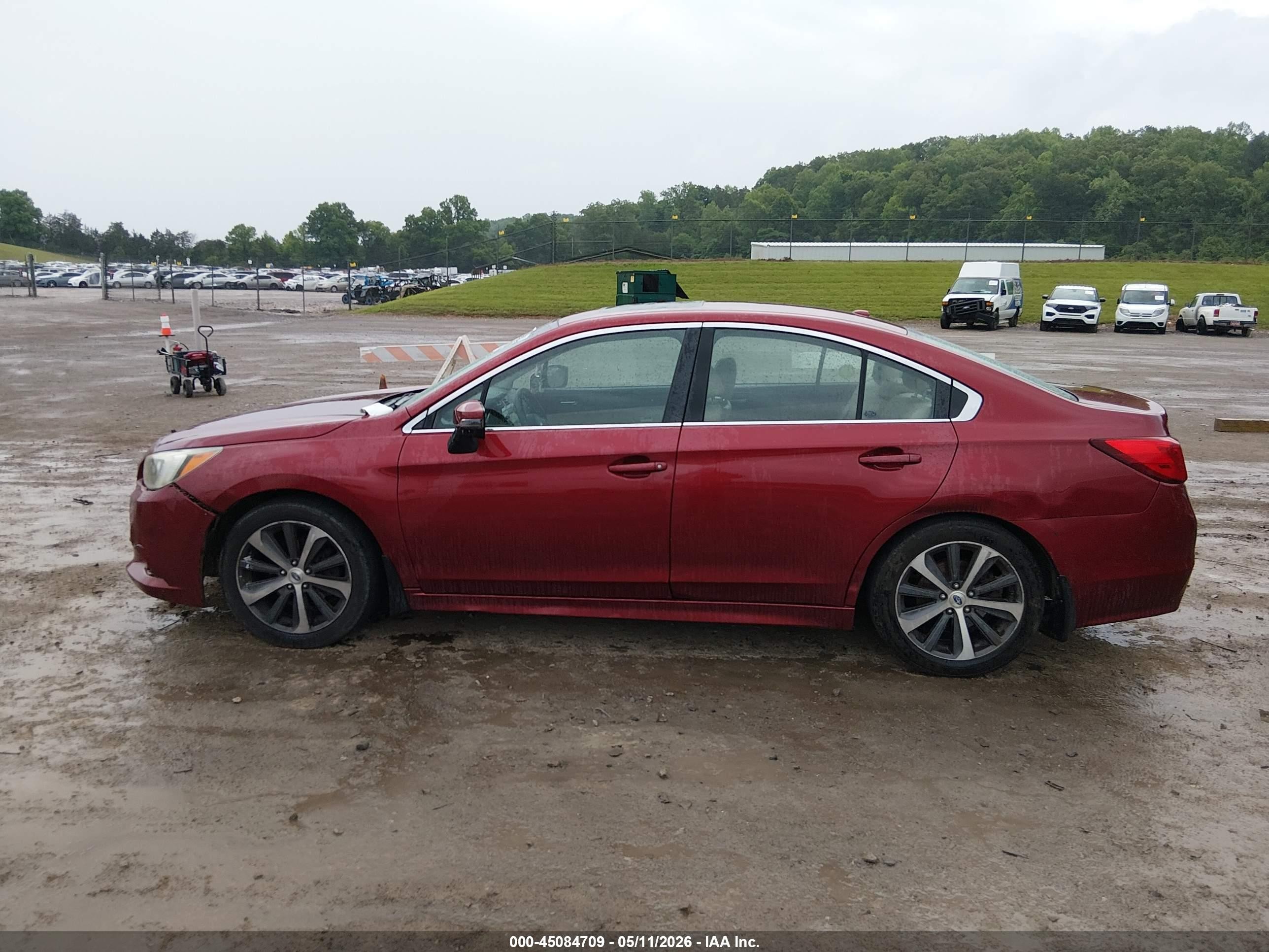 2015 Subaru Legacy 2.5i Limited Maroon vin: 4S3BNBL64F3012844