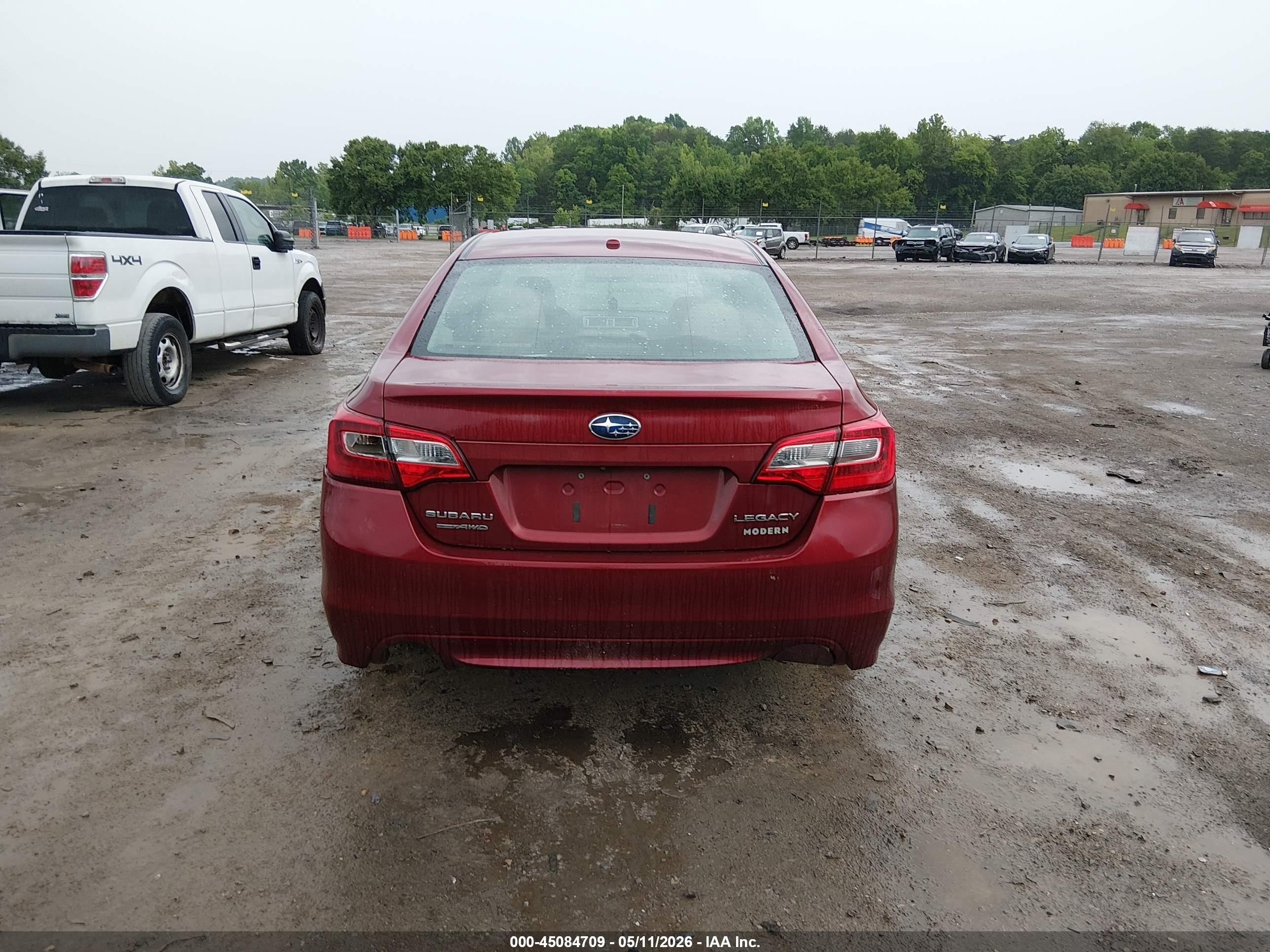 2015 Subaru Legacy 2.5i Limited Maroon vin: 4S3BNBL64F3012844