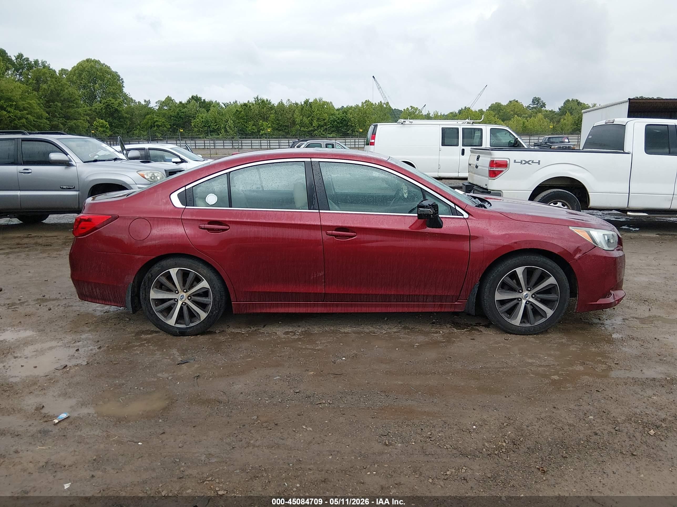 2015 Subaru Legacy 2.5i Limited Maroon vin: 4S3BNBL64F3012844