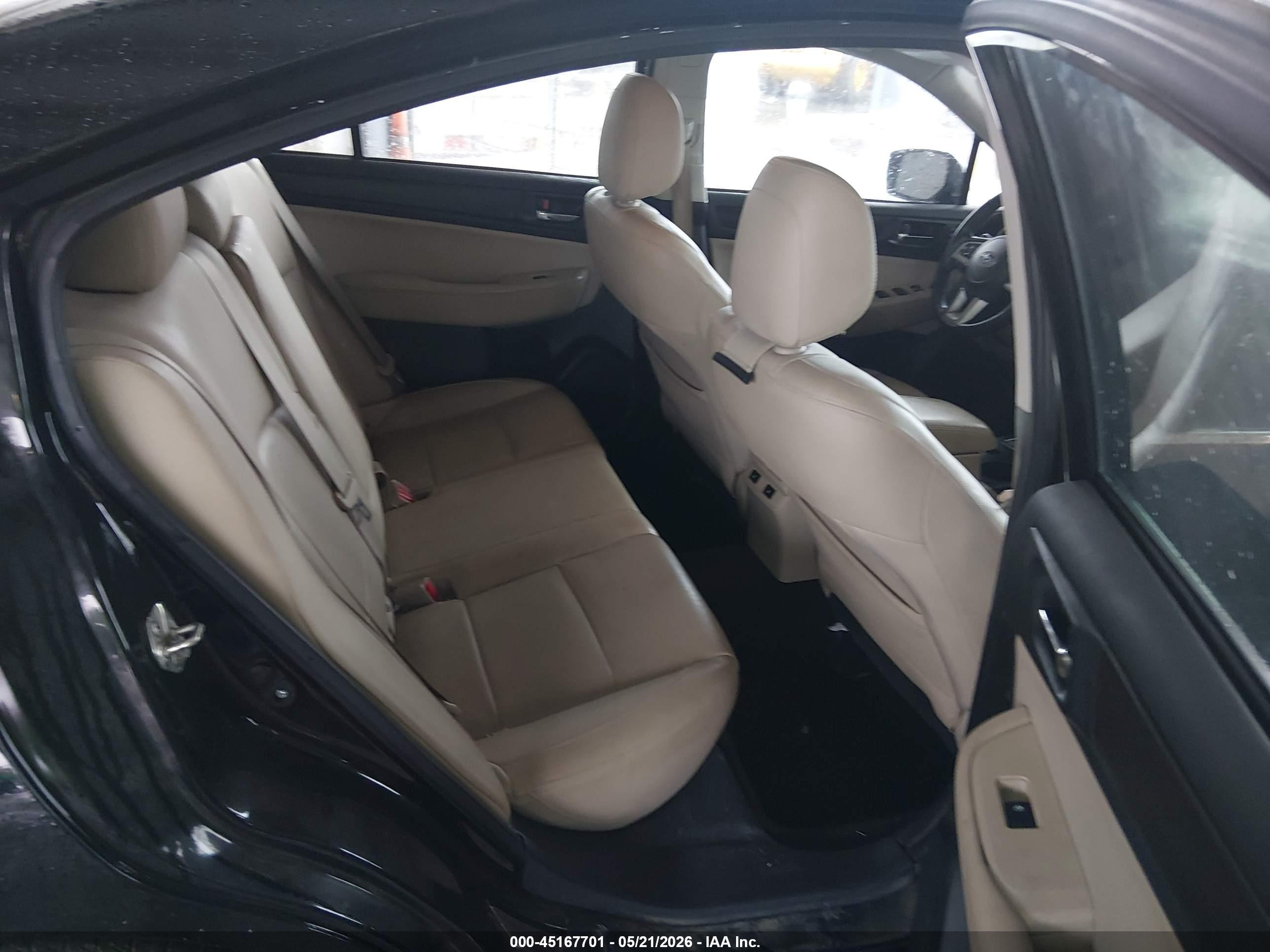 2015 Subaru Legacy 2.5i Limited Black vin: 4S3BNBL64F3023777
