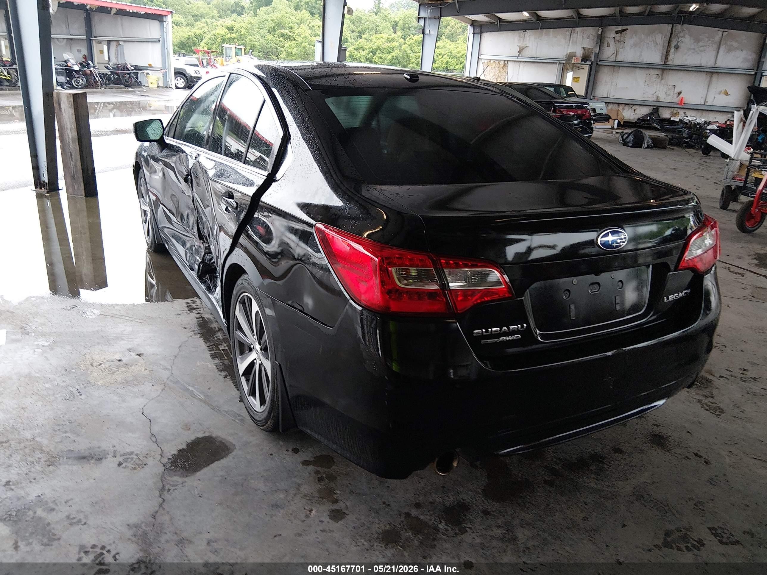 2015 Subaru Legacy 2.5i Limited Black vin: 4S3BNBL64F3023777