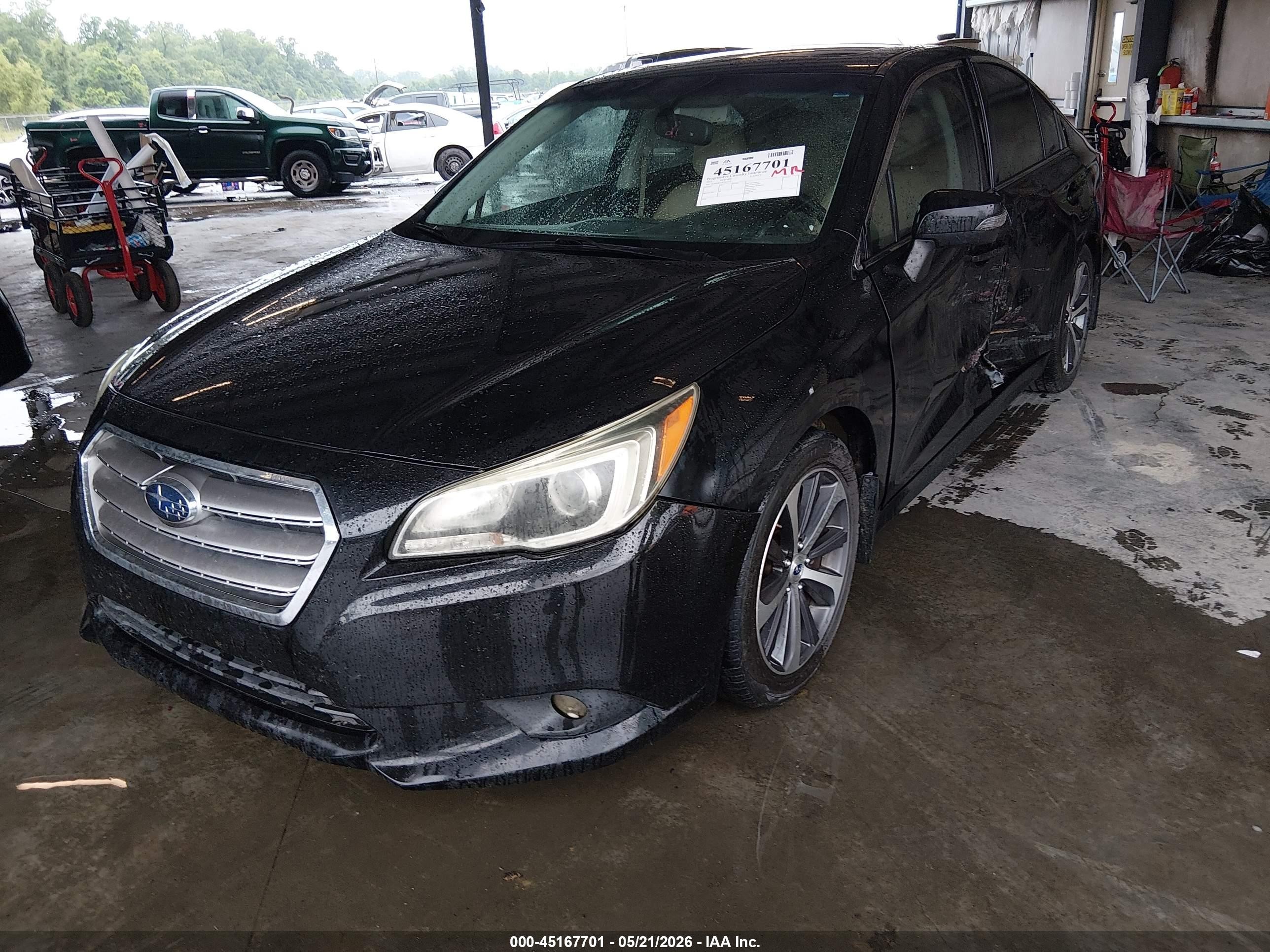 2015 Subaru Legacy 2.5i Limited Black vin: 4S3BNBL64F3023777