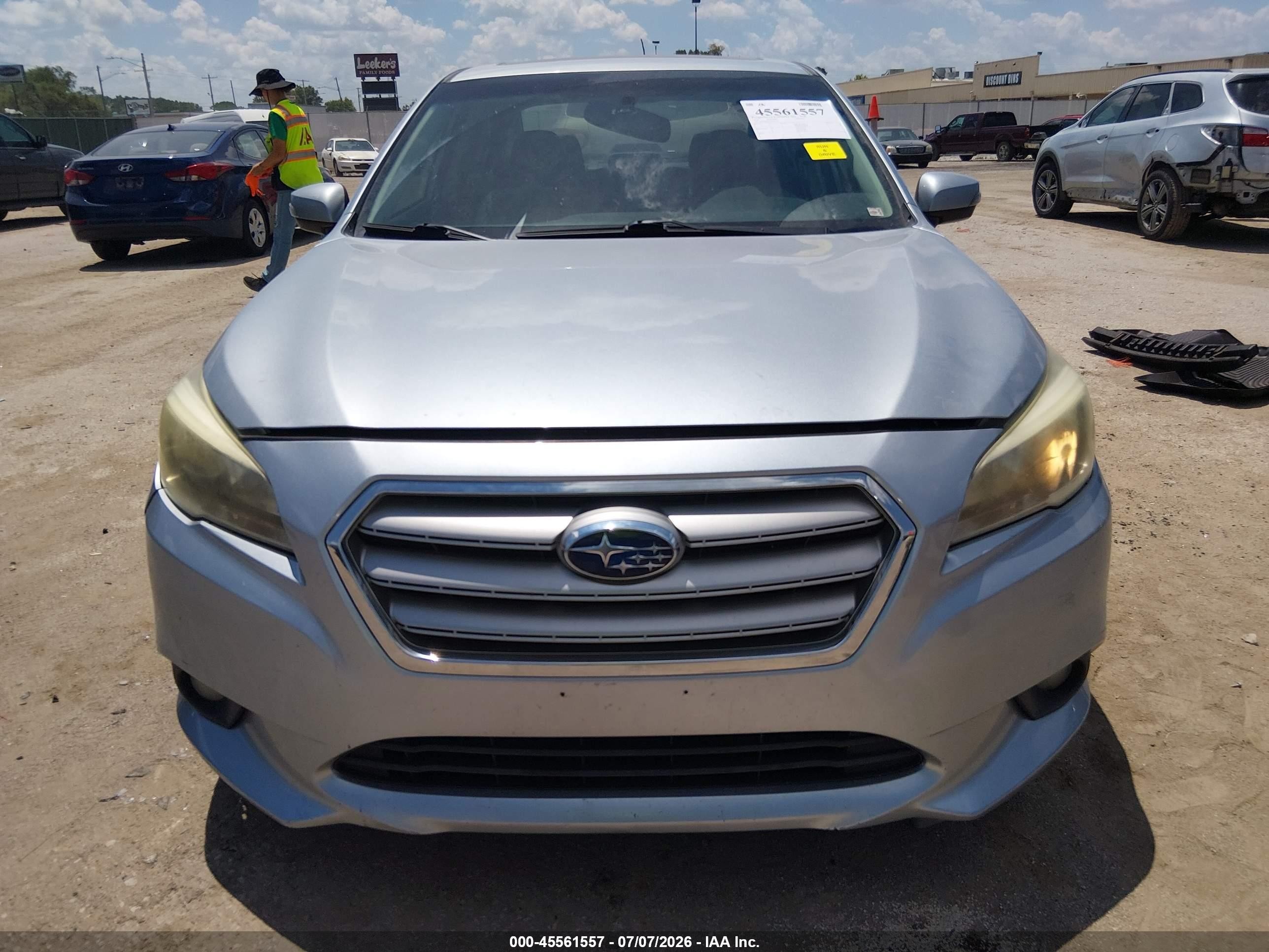 2015 Subaru Legacy 2.5i Limited Silver vin: 4S3BNBL67F3030710