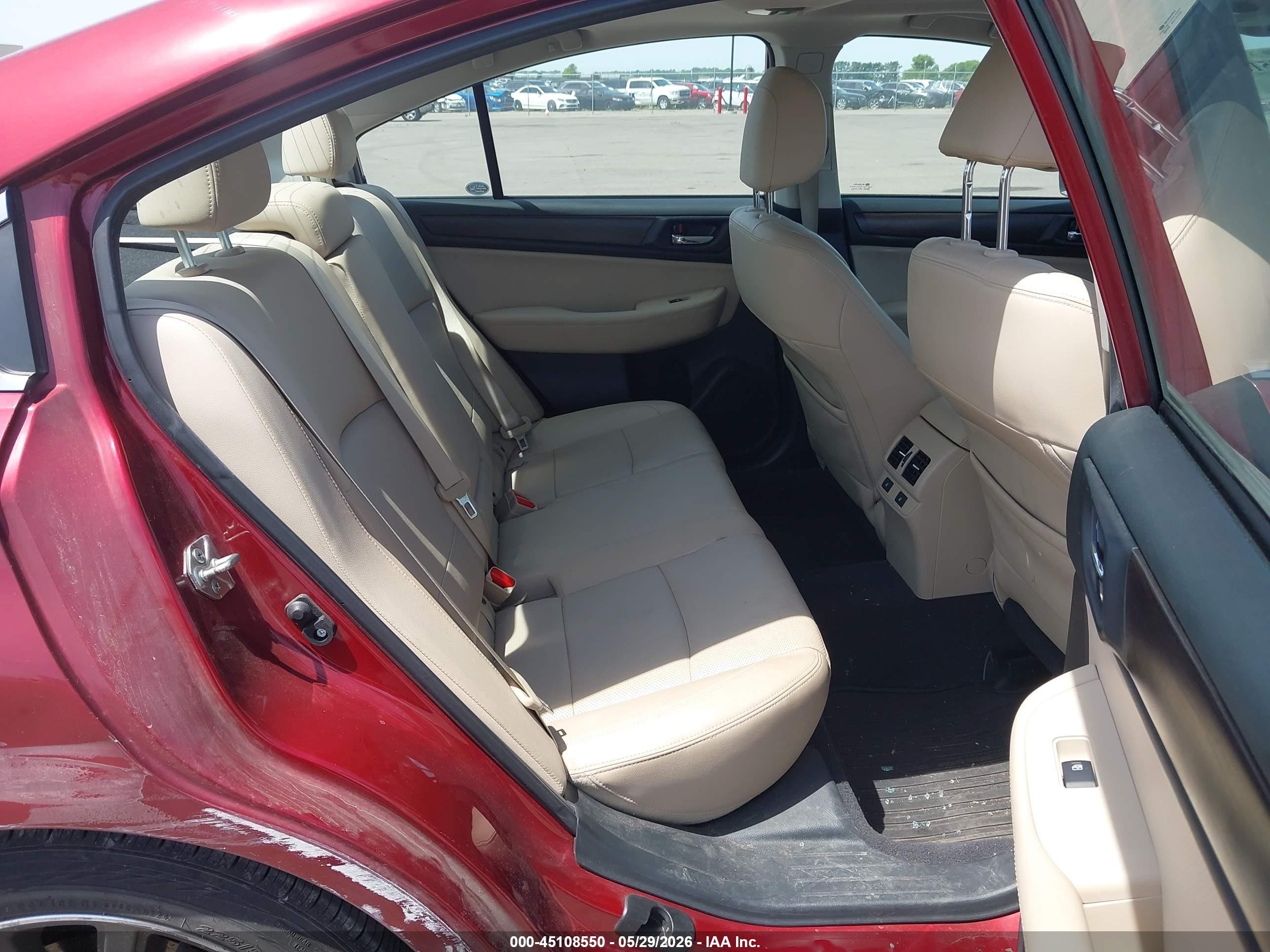 2015 Subaru Legacy 2.5i Limited Maroon vin: 4S3BNBL69F3039473