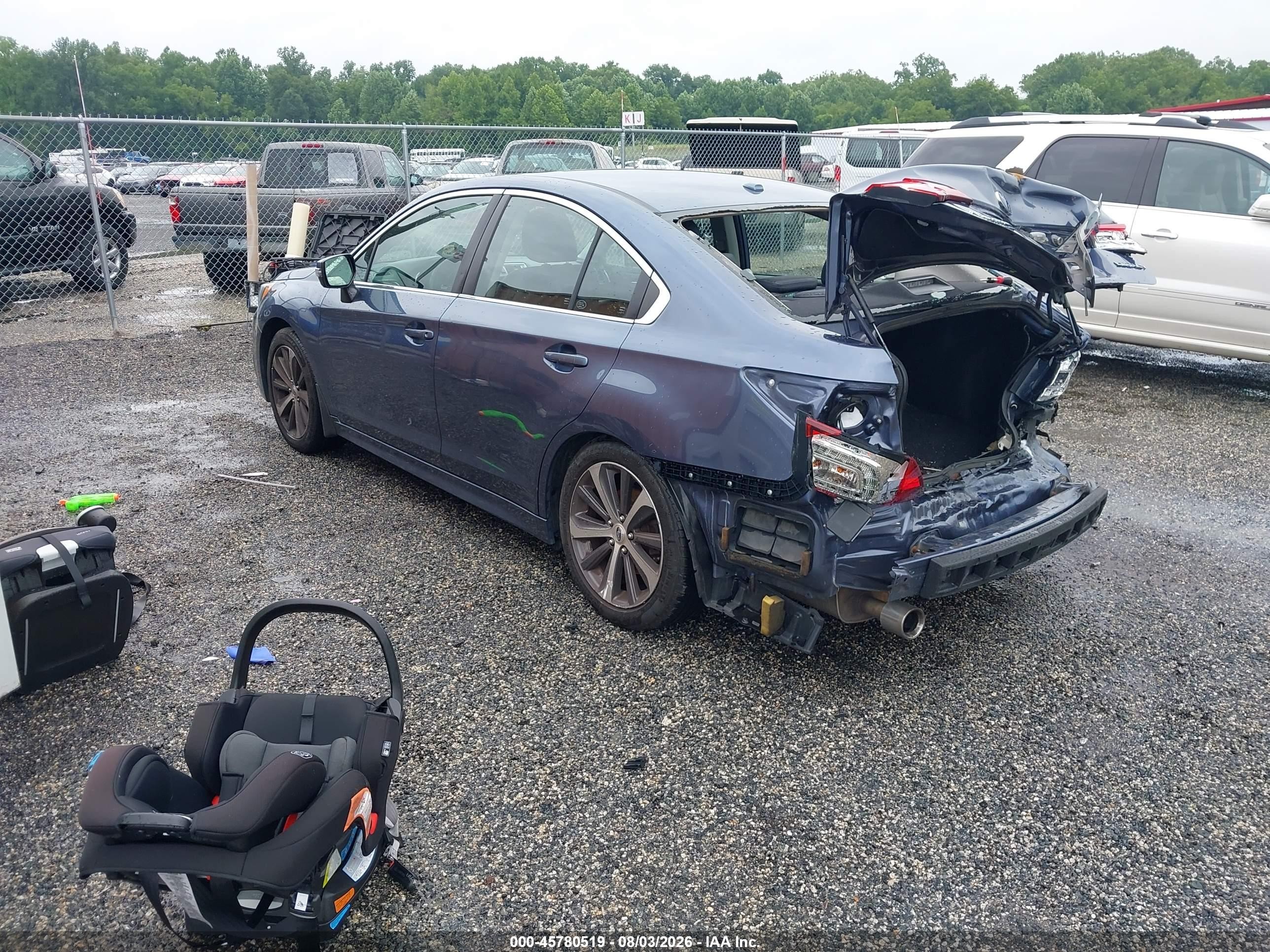 2015 Subaru Legacy 2.5i Limited Blue vin: 4S3BNBL6XF3005686