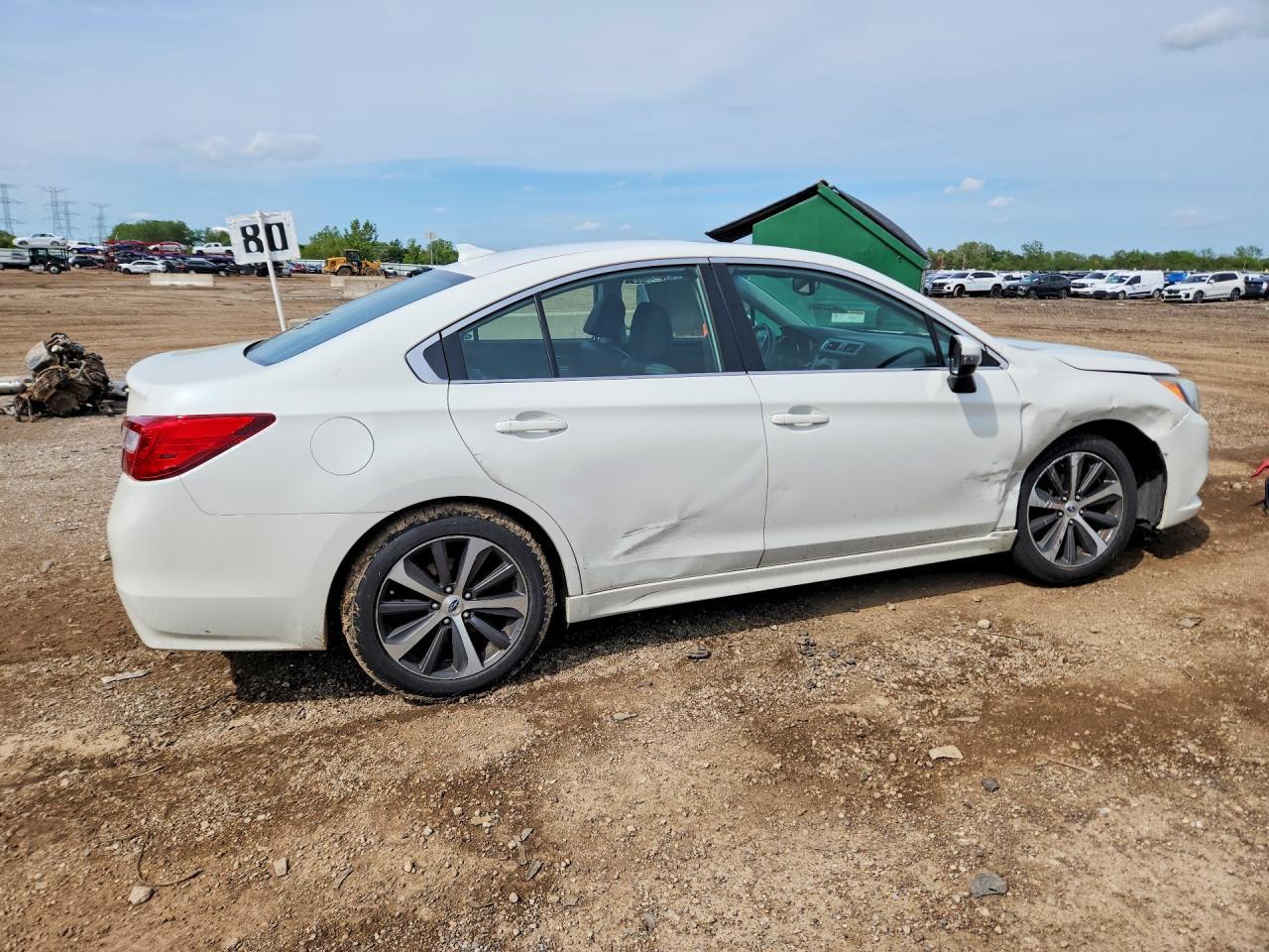 2016 Subaru Legacy 2.5i Limited White vin: 4S3BNBL6XG3002692