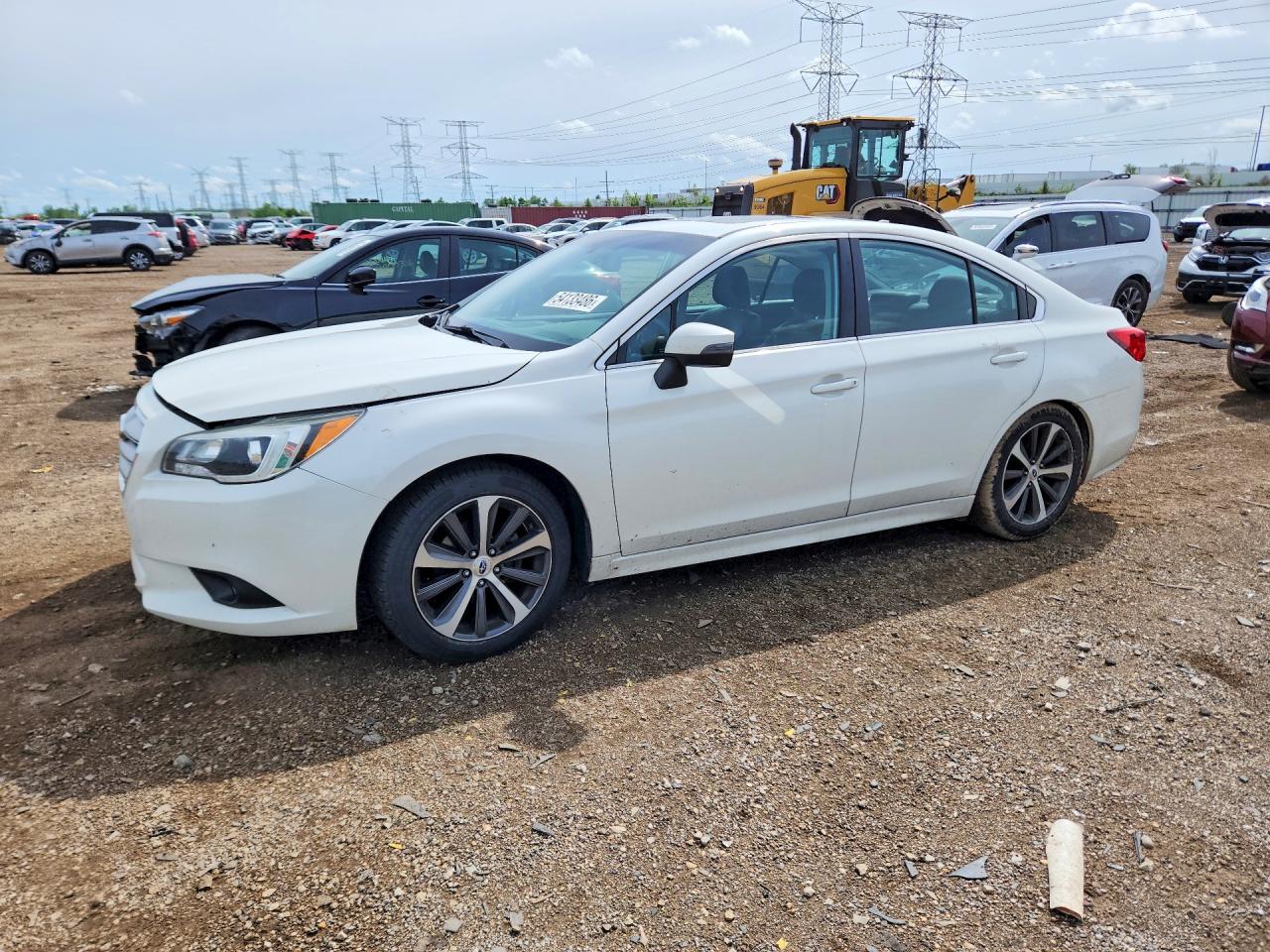 2016 Subaru Legacy 2.5i Limited White vin: 4S3BNBL6XG3002692