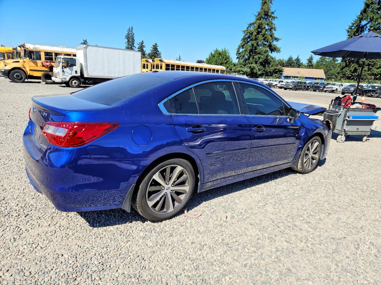 2015 Subaru Legacy 2.5i Limited Blue vin: 4S3BNBN62F3074336