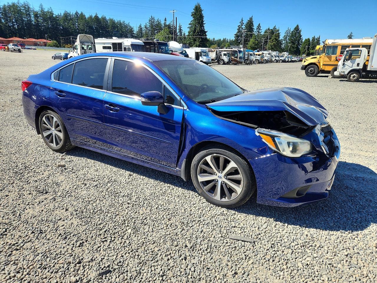 2015 Subaru Legacy 2.5i Limited Blue vin: 4S3BNBN62F3074336