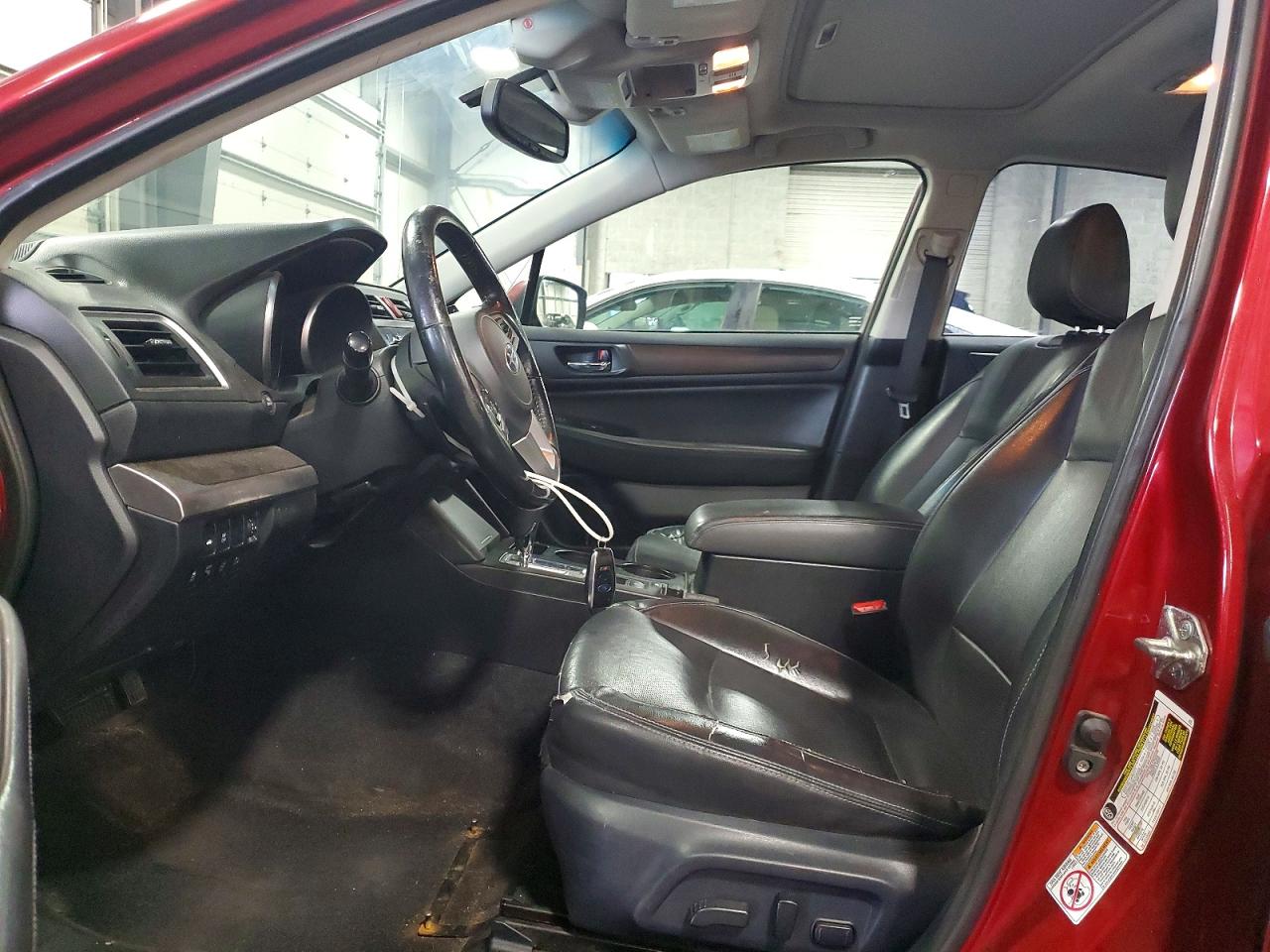 2015 Subaru Legacy 2.5i Limited Red vin: 4S3BNBN63F3035495