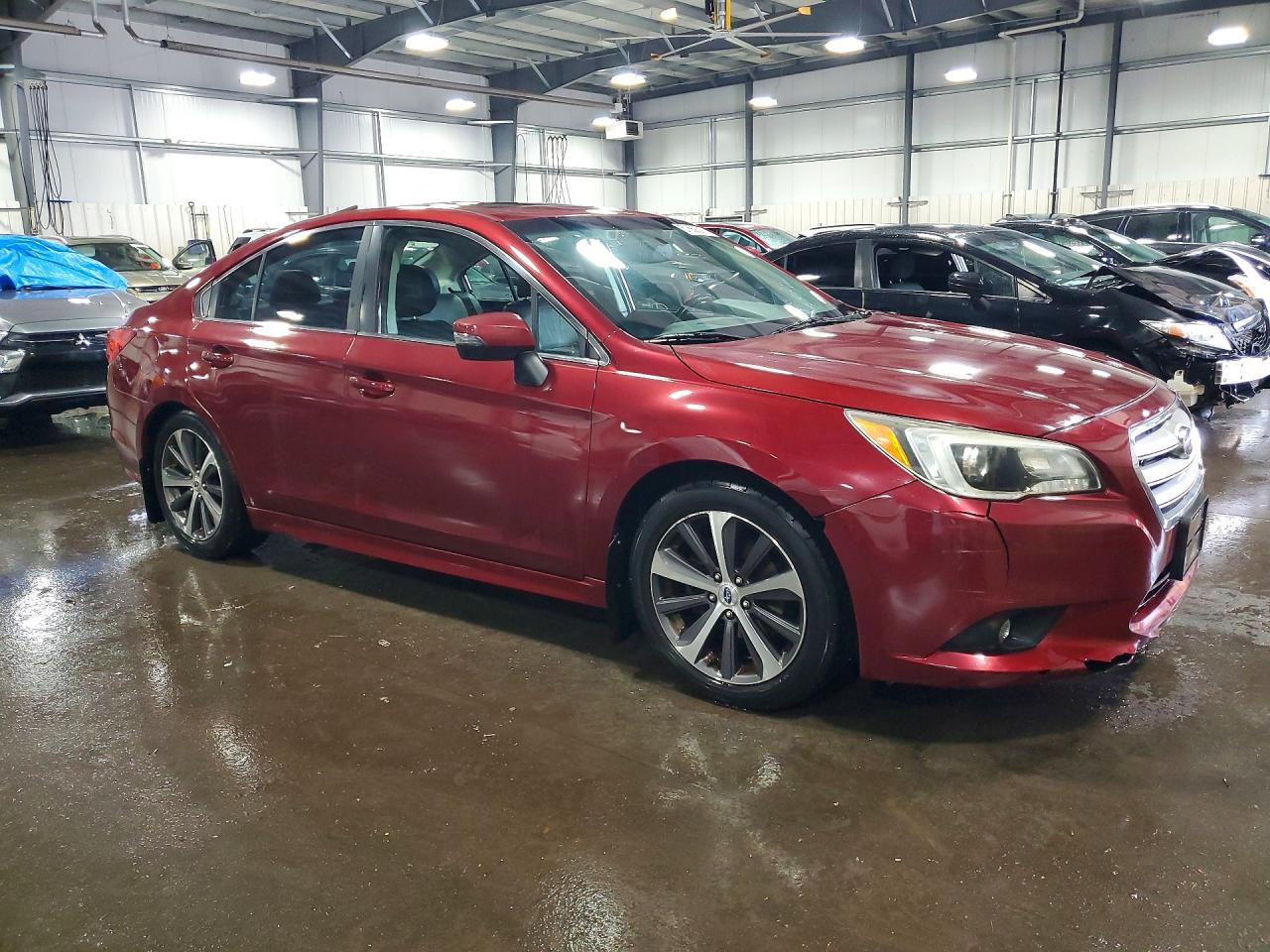 2015 Subaru Legacy 2.5i Limited Red vin: 4S3BNBN63F3035495