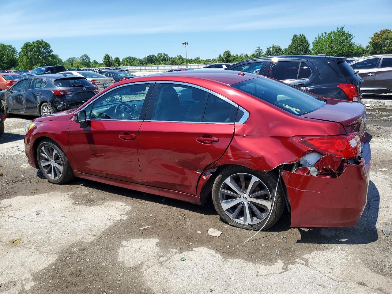 2015 Subaru Legacy 2.5i Limited Красный vin: 4S3BNBN66F3051772