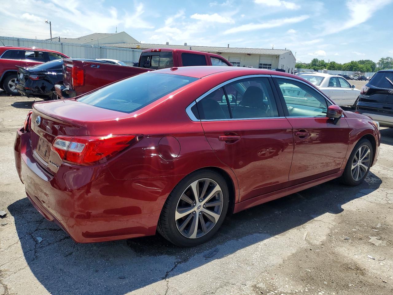 2015 Subaru Legacy 2.5i Limited Красный vin: 4S3BNBN66F3051772