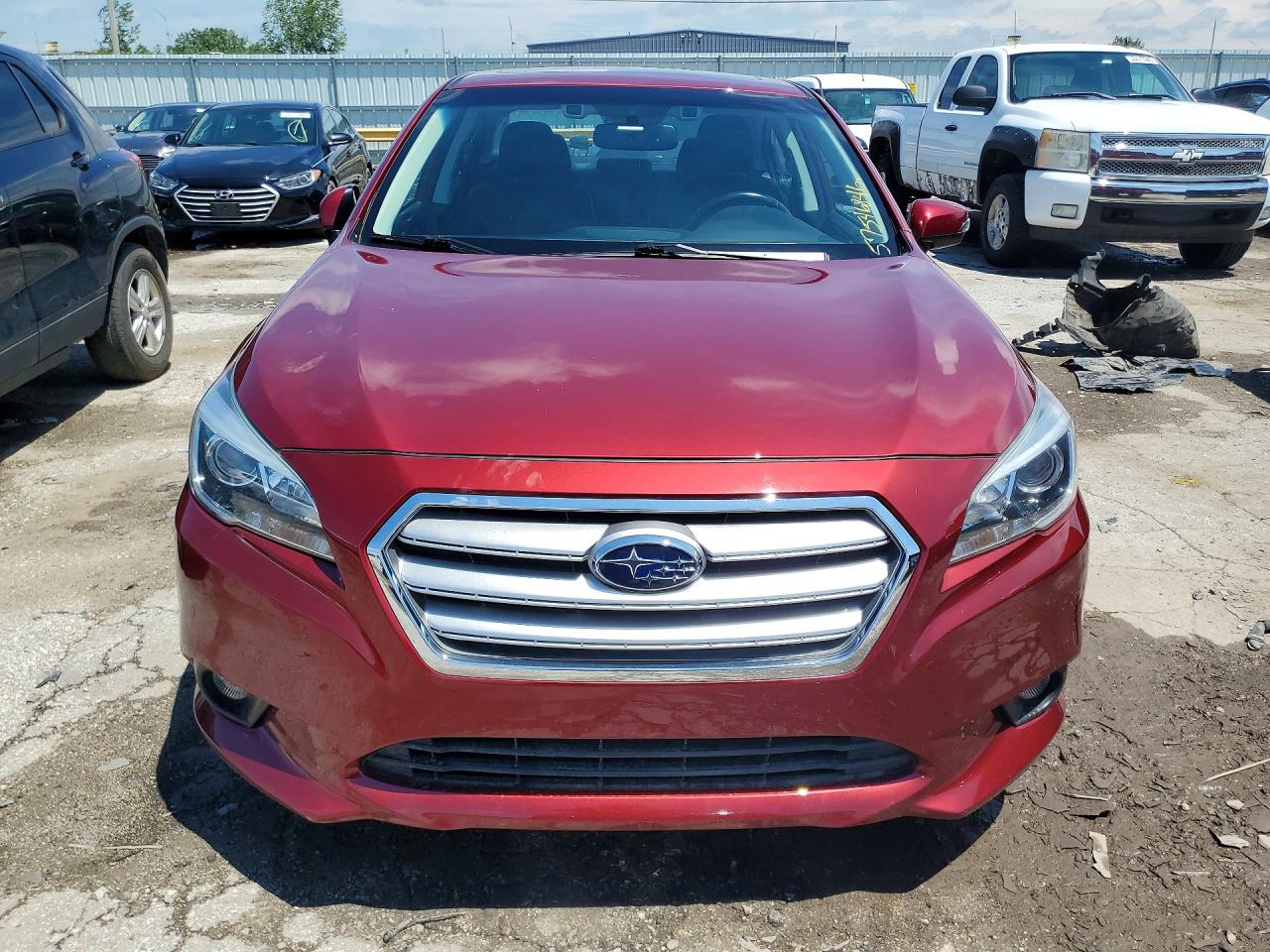 2015 Subaru Legacy 2.5i Limited Красный vin: 4S3BNBN66F3051772