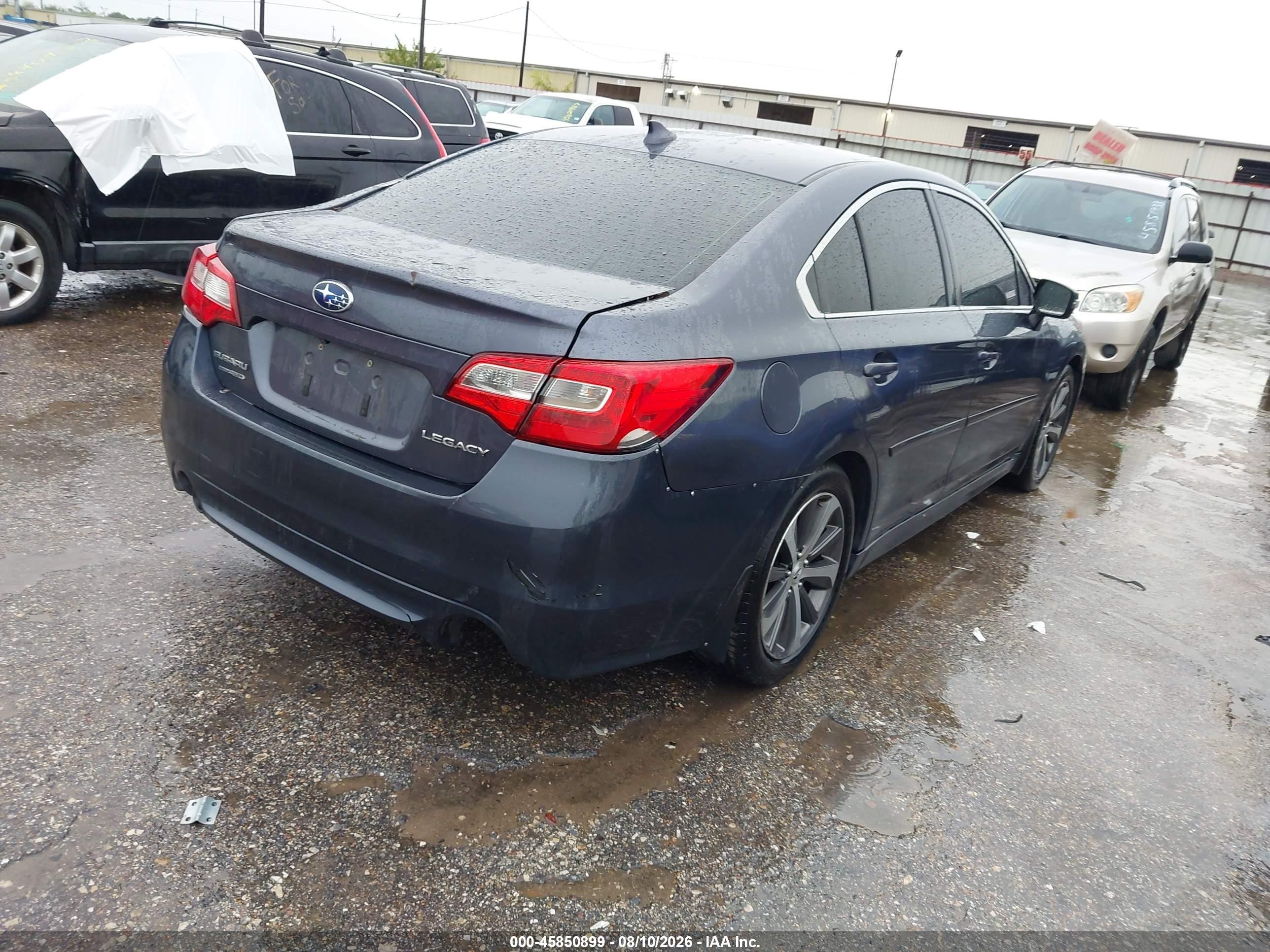 2016 Subaru Legacy 2.5i Limited Gray vin: 4S3BNBN66G3035525
