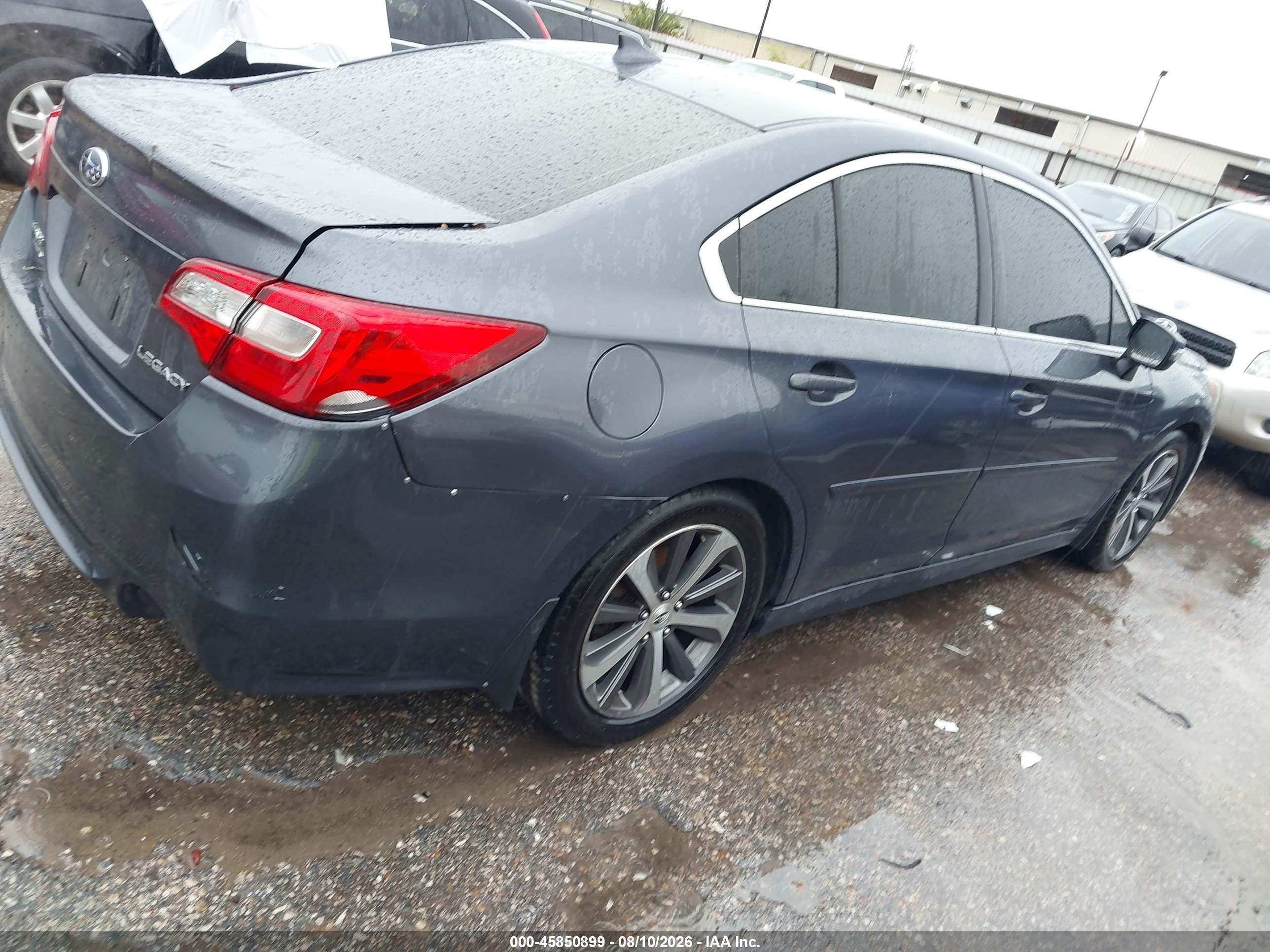 2016 Subaru Legacy 2.5i Limited Gray vin: 4S3BNBN66G3035525