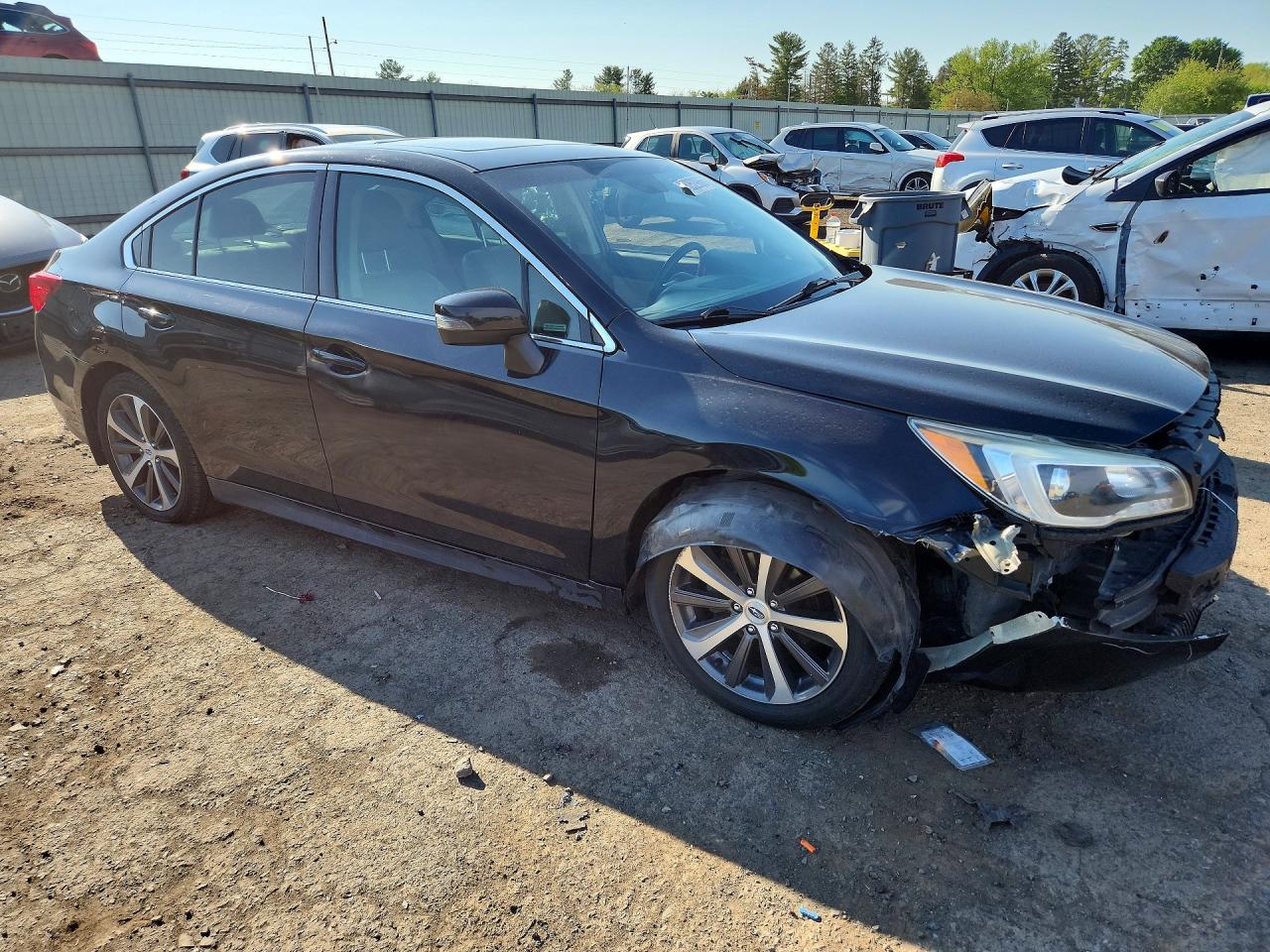 2015 Subaru Legacy 2.5i Limited Black vin: 4S3BNBN68F3073157