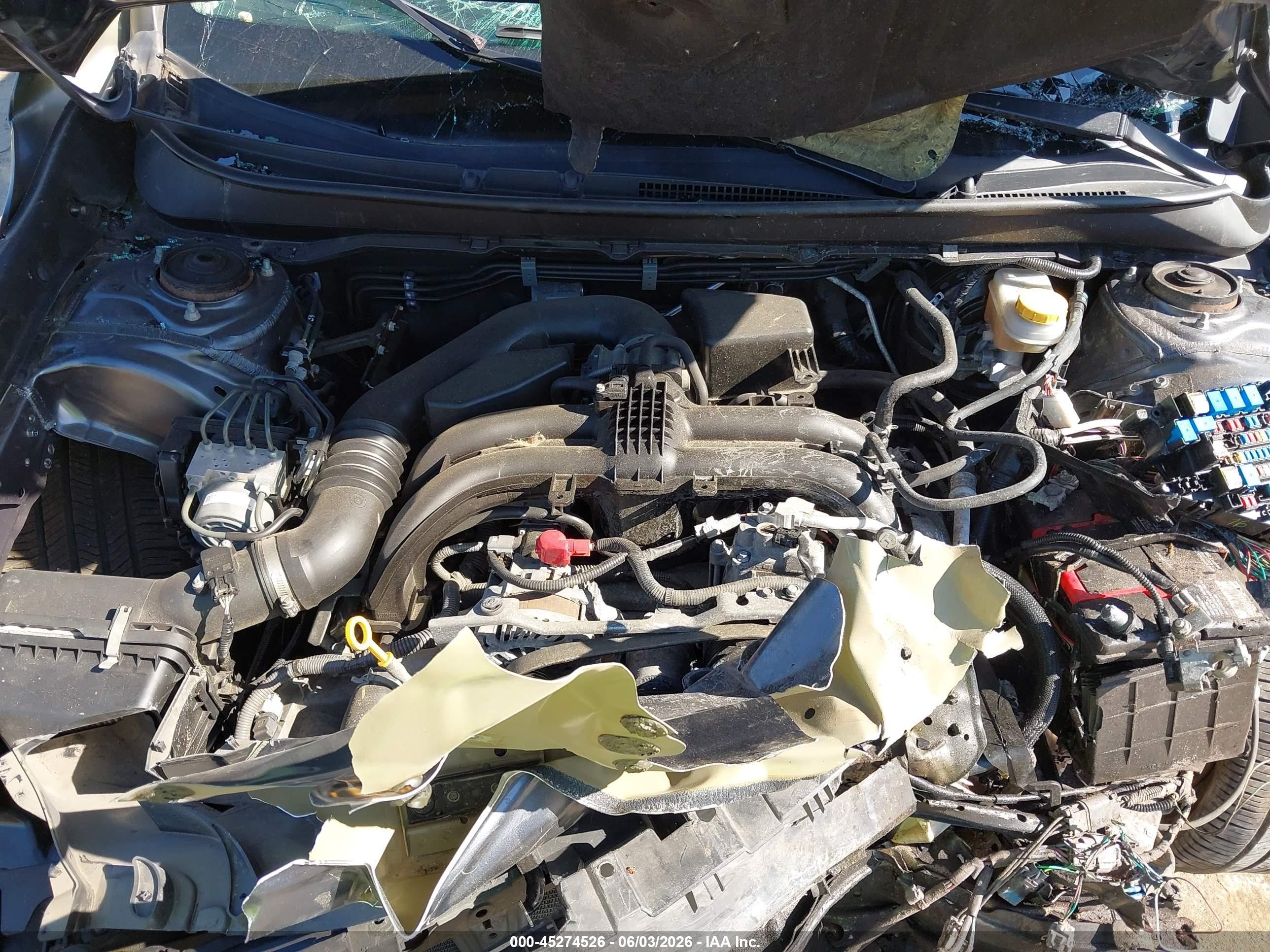 2015 Subaru Legacy 2.5i Limited Серый vin: 4S3BNBN68F3074762