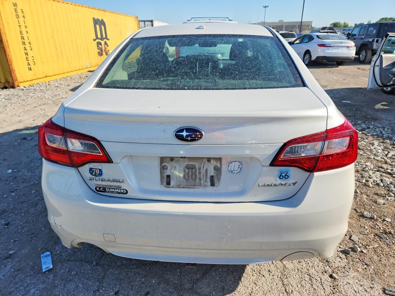 2015 Subaru Legacy 2.5i Limited White vin: 4S3BNBN69F3017549