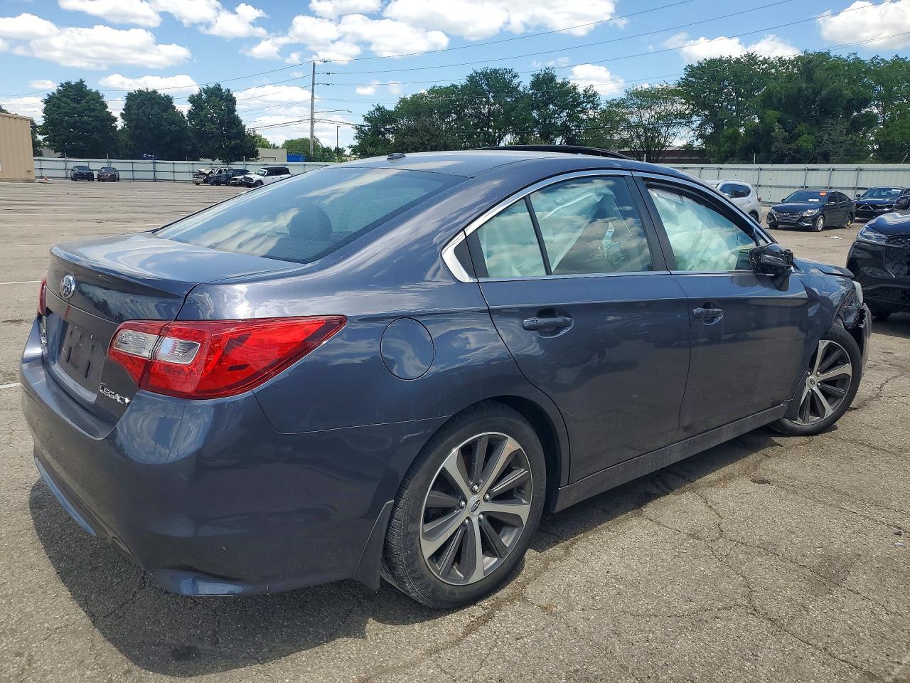 2015 Subaru Legacy 2.5i Limited Gray vin: 4S3BNBN69F3033296