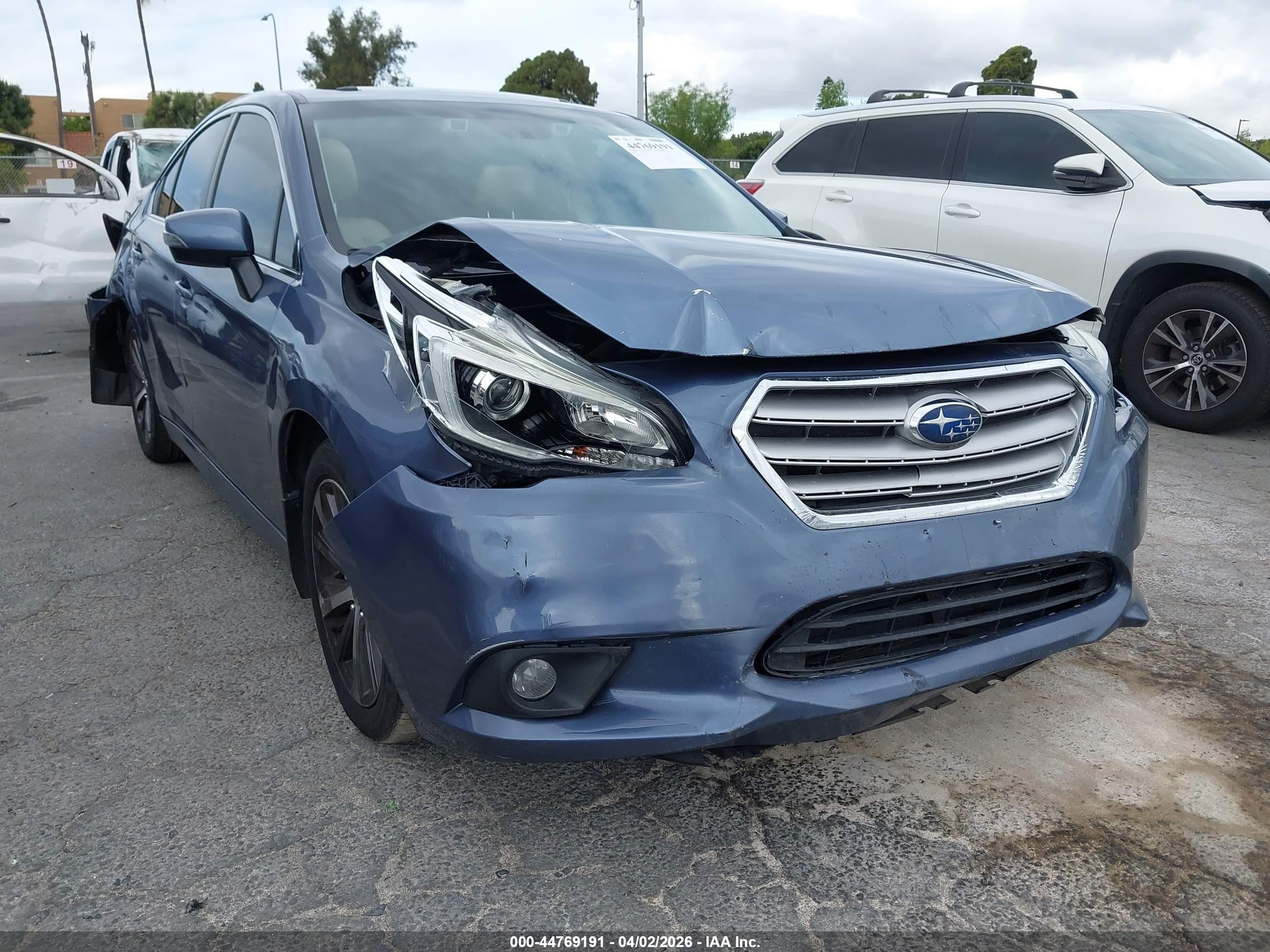 2016 Subaru Legacy 2.5i Limited Light Blue vin: 4S3BNBN69G3010893