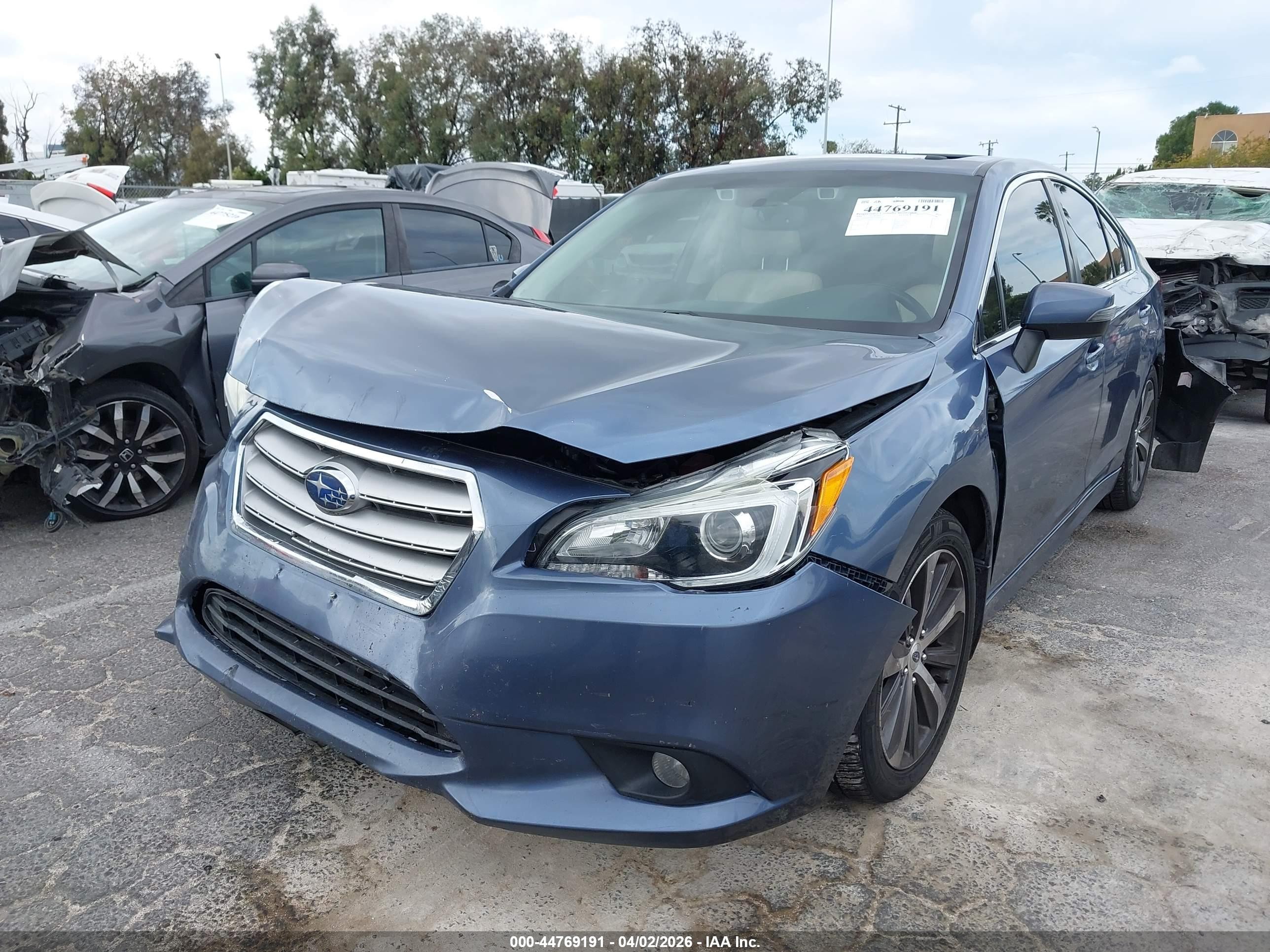 2016 Subaru Legacy 2.5i Limited Light Blue vin: 4S3BNBN69G3010893
