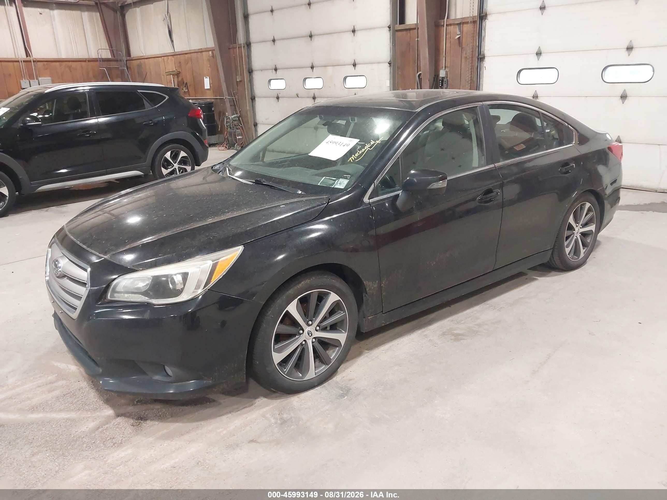 2015 Subaru Legacy 2.5i Limited Black vin: 4S3BNBN6XF3018046