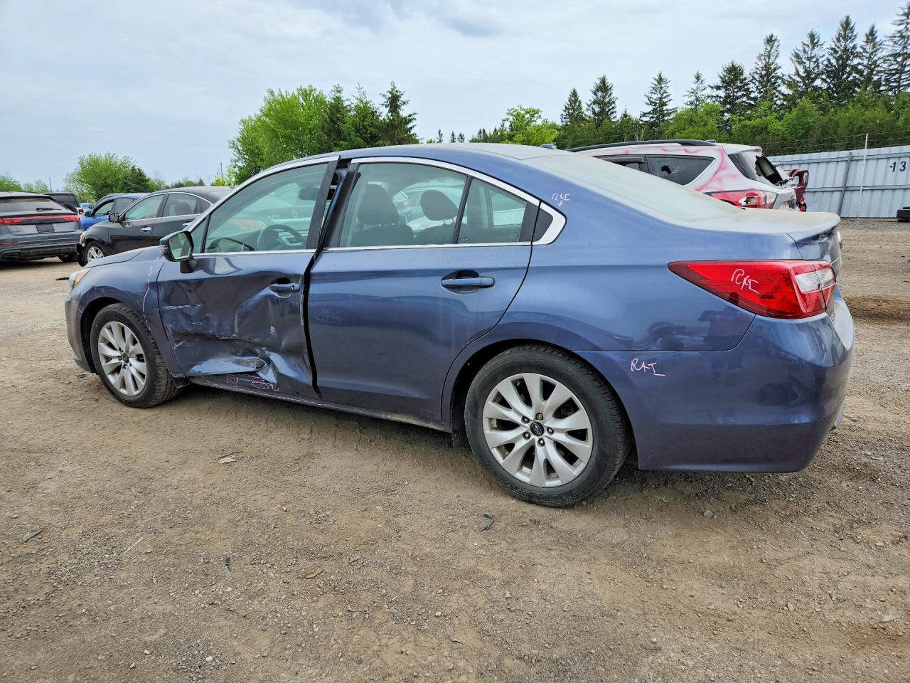 2015 Subaru Legacy 2.5i Premium Синий vin: 4S3BNCG62F3032879