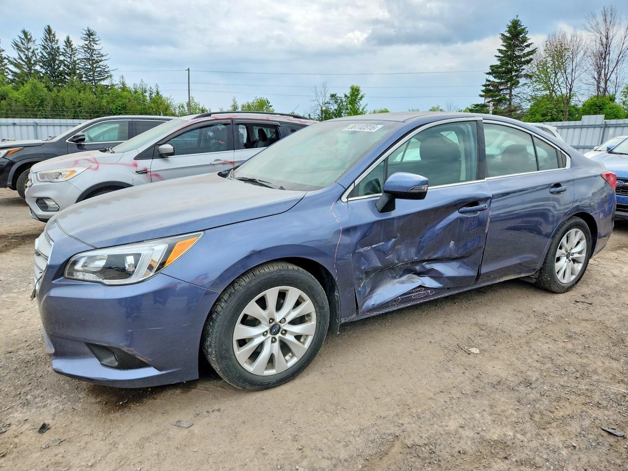 2015 Subaru Legacy 2.5i Premium Синий vin: 4S3BNCG62F3032879