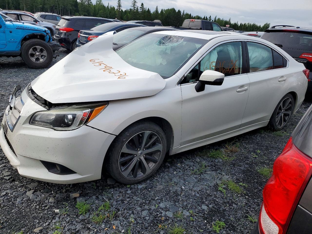 2017 Subaru Legacy 2.5i Limited White vin: 4S3BNCN66H3004850