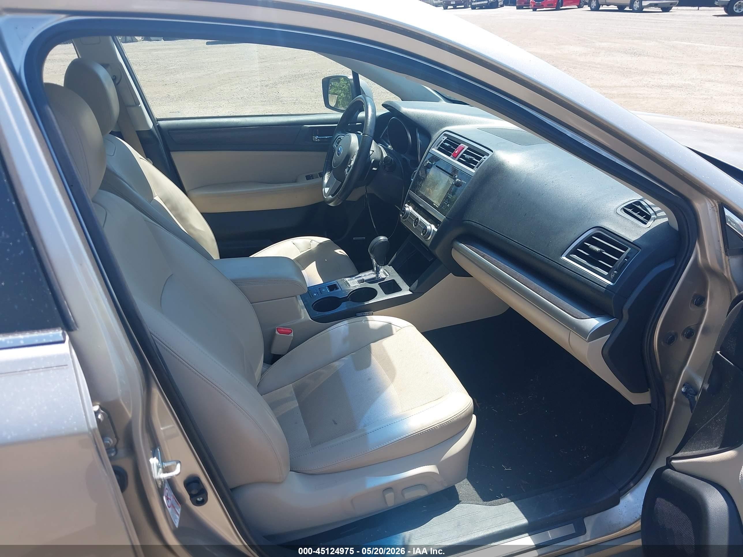 2015 Subaru Legacy 3.6r Limited Tan vin: 4S3BNEL62F3010754