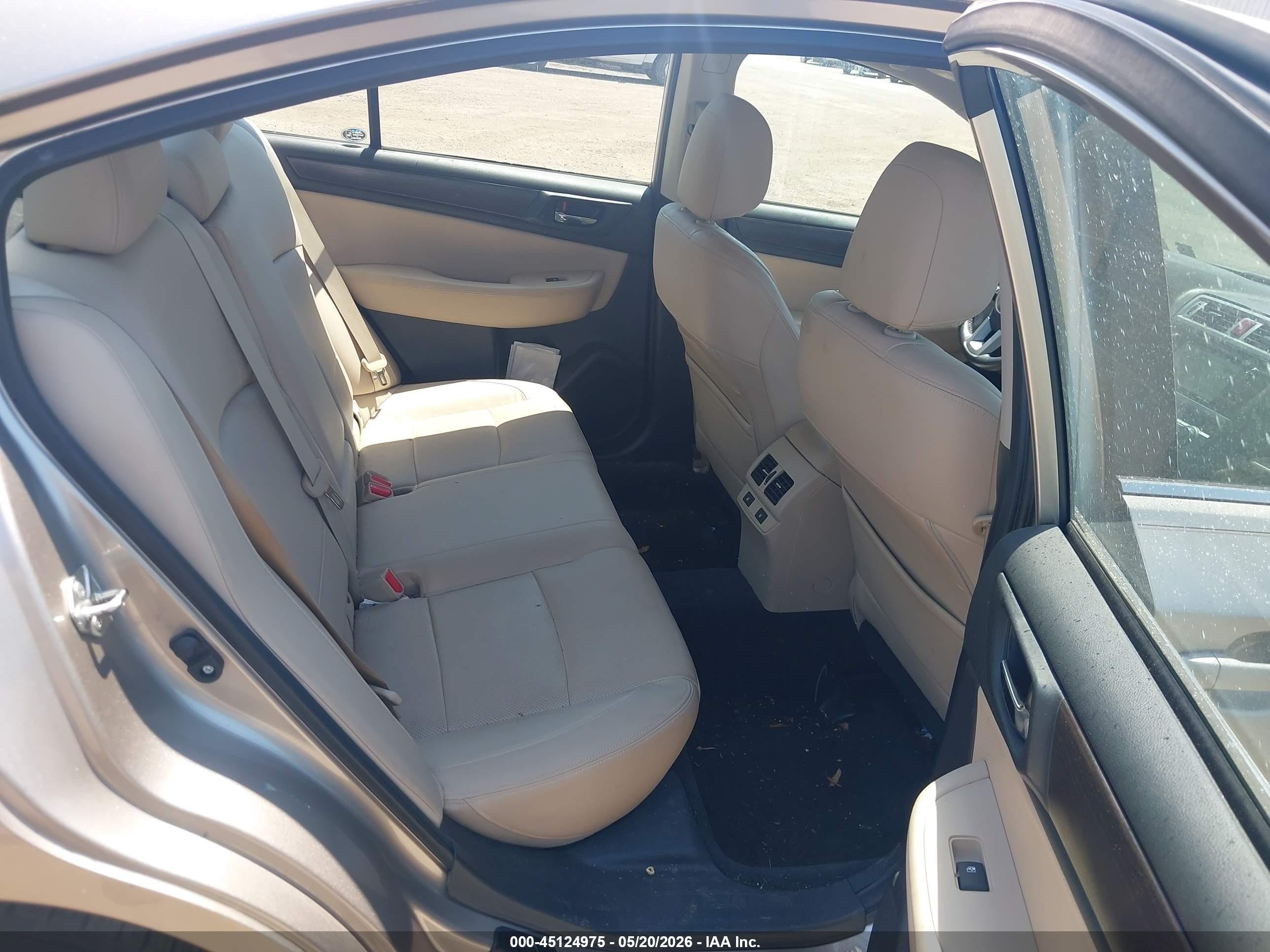 2015 Subaru Legacy 3.6r Limited Tan vin: 4S3BNEL62F3010754