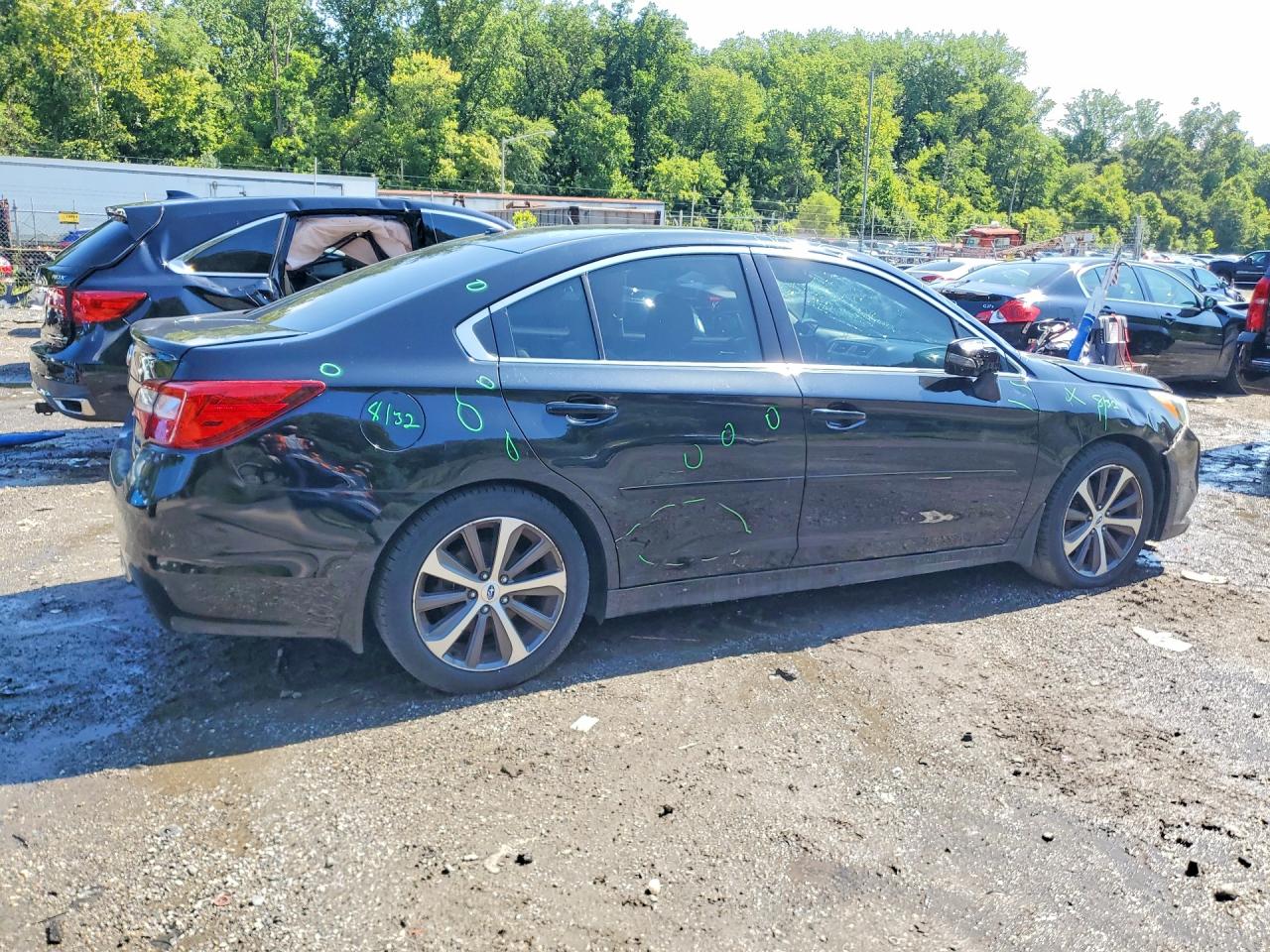 2015 Subaru Legacy 3.6r Limited Черный vin: 4S3BNEL65F3011025