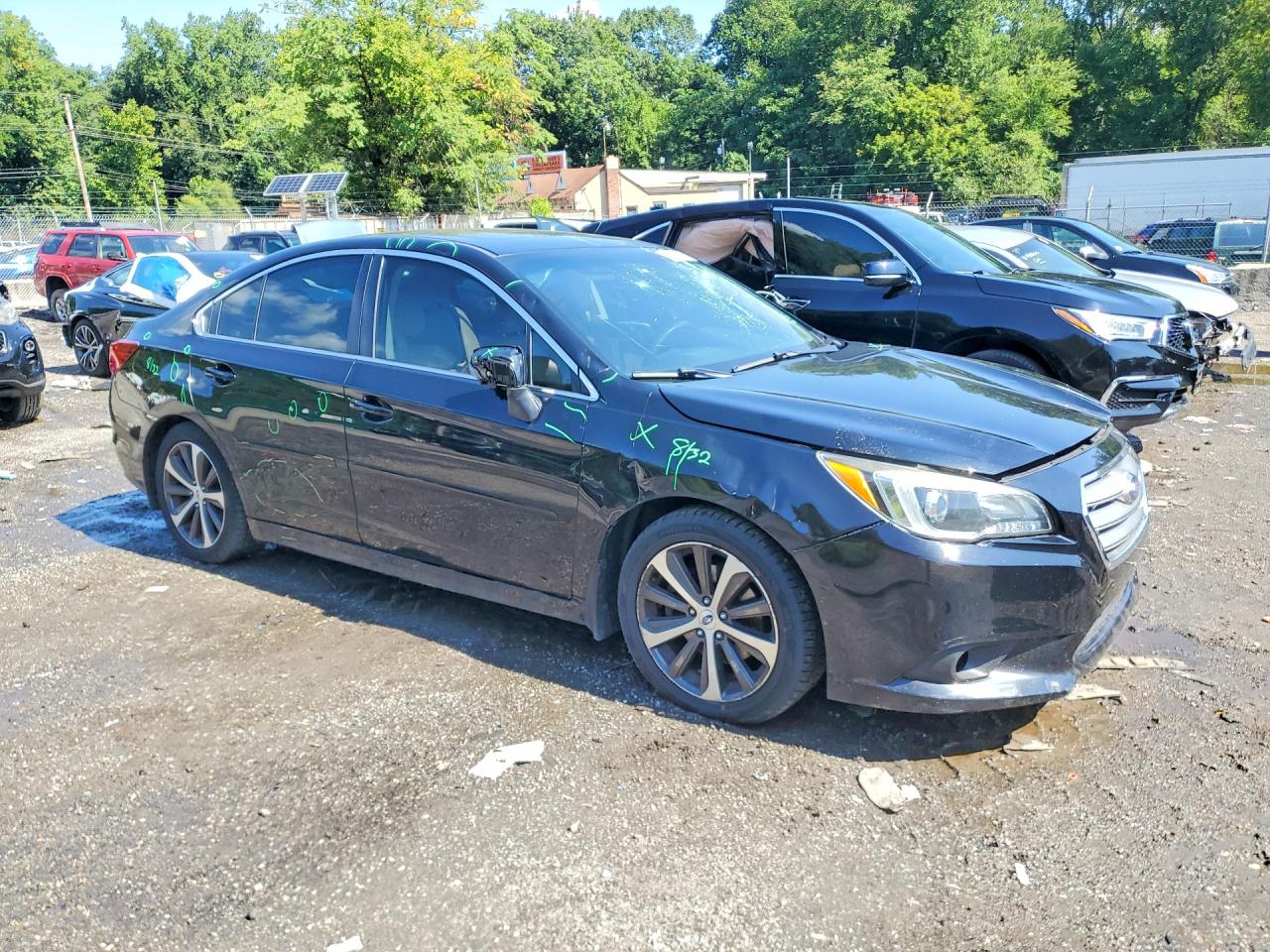 2015 Subaru Legacy 3.6r Limited Черный vin: 4S3BNEL65F3011025