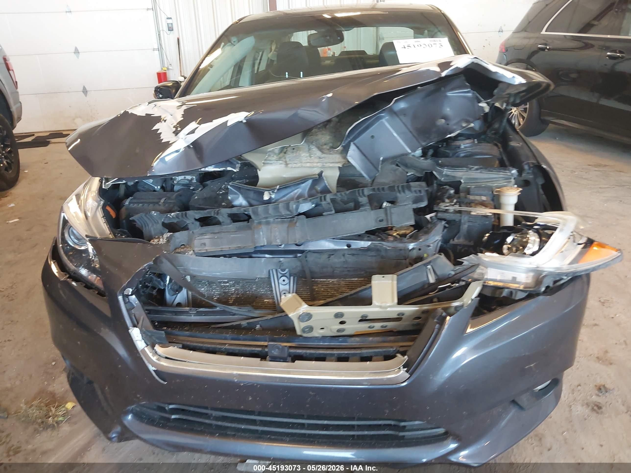 2015 Subaru Legacy 3.6r Limited Gray vin: 4S3BNEL66F3010370