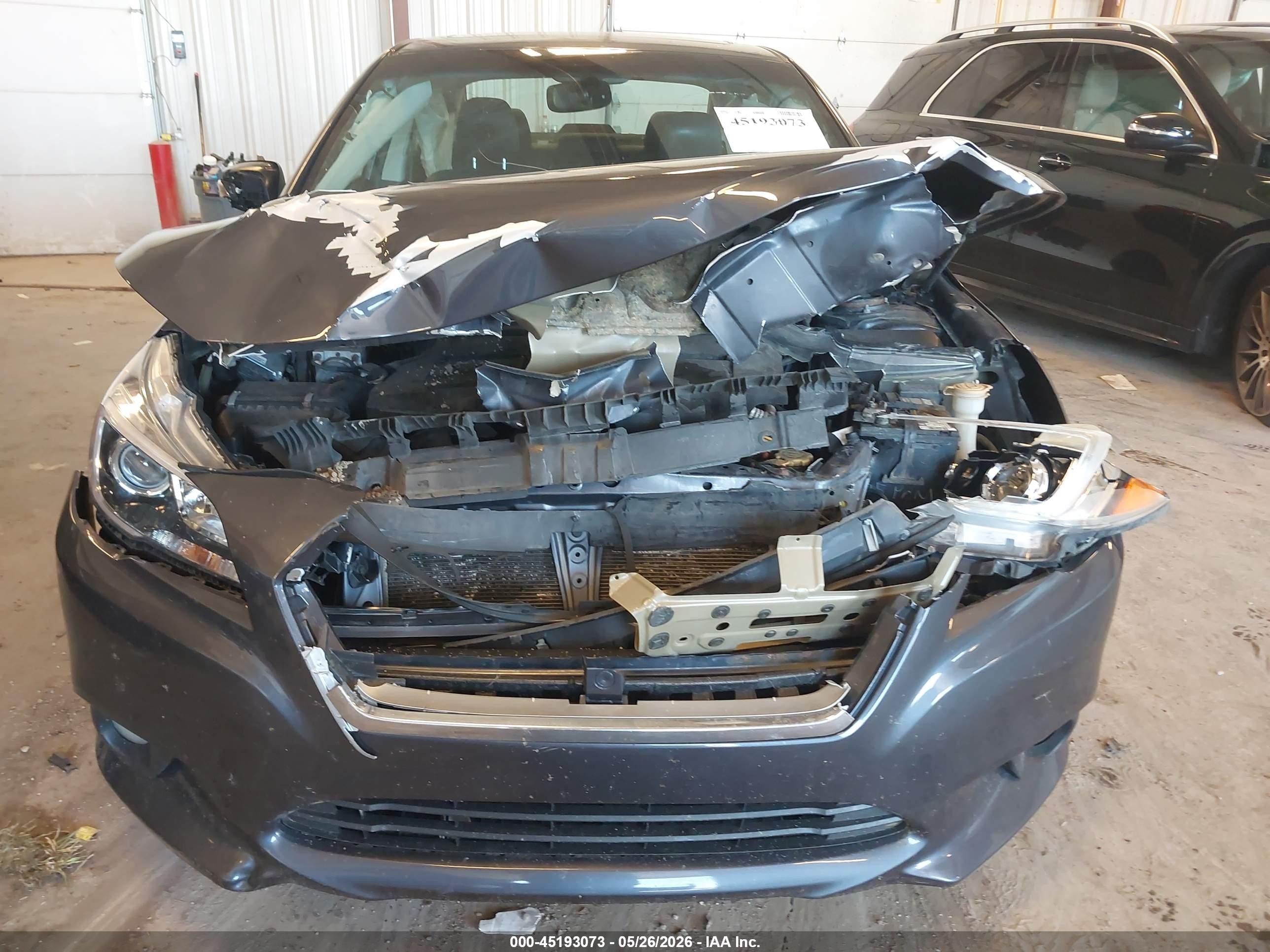 2015 Subaru Legacy 3.6r Limited Gray vin: 4S3BNEL66F3010370