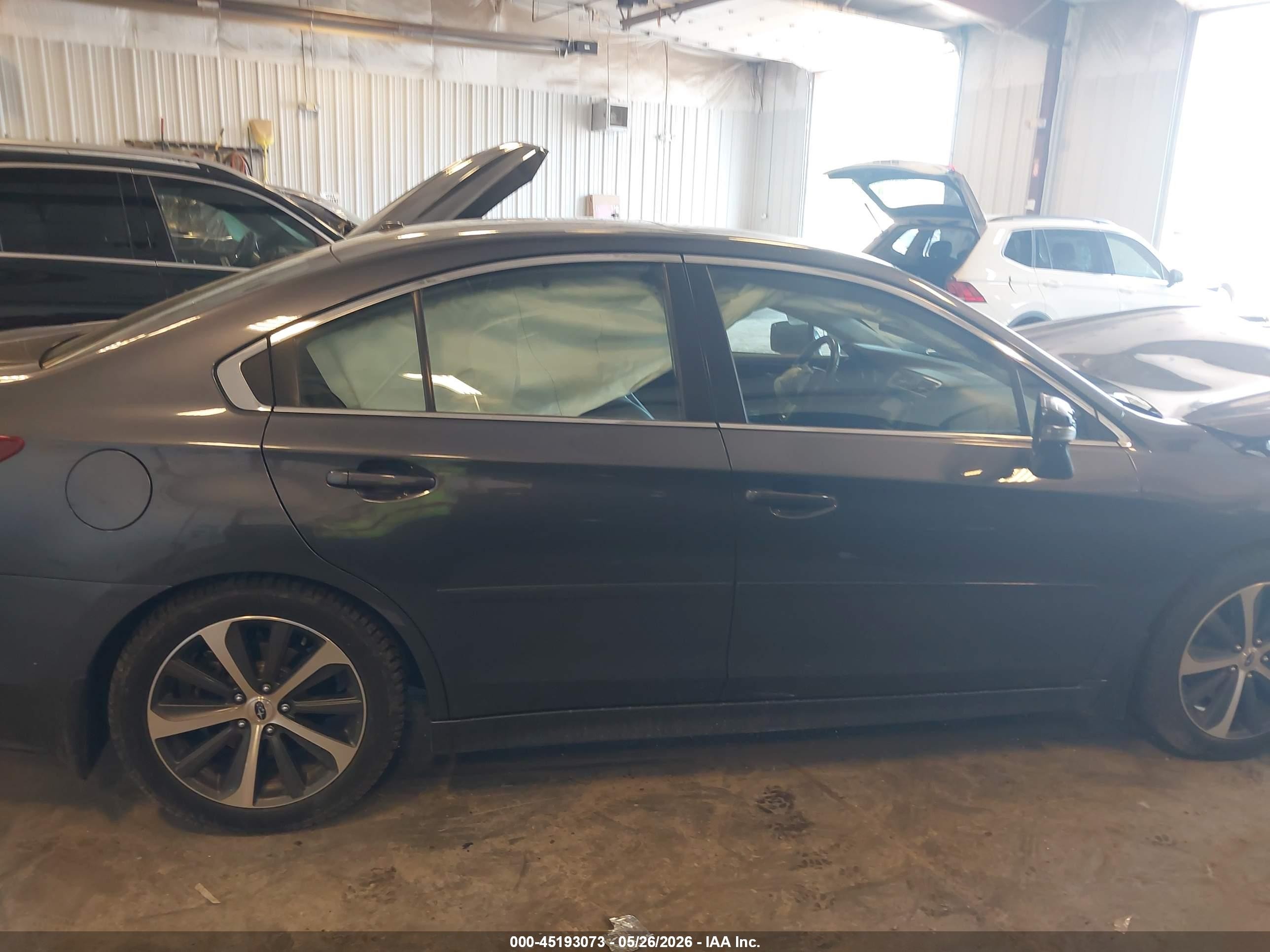 2015 Subaru Legacy 3.6r Limited Gray vin: 4S3BNEL66F3010370