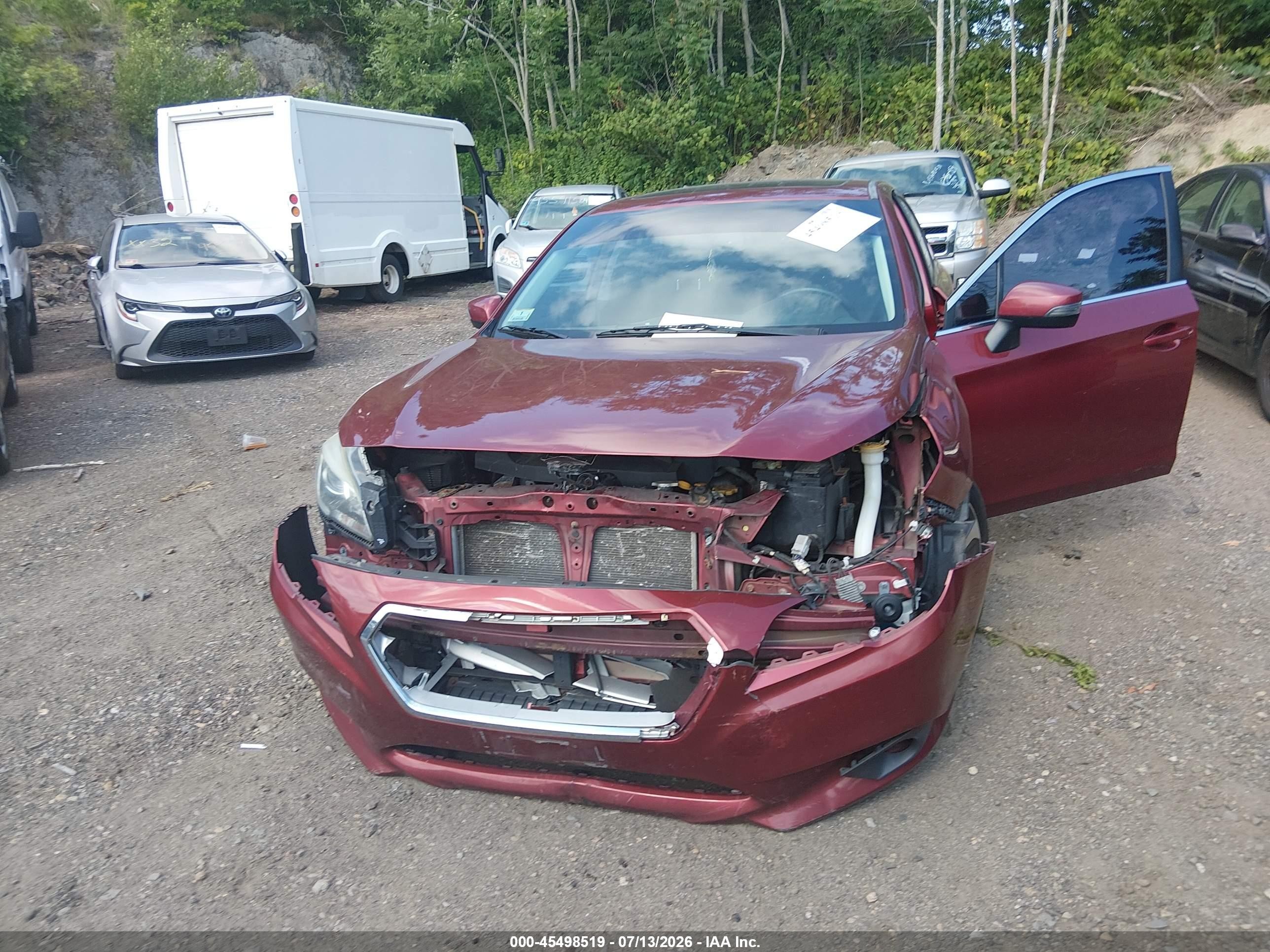 2015 Subaru Legacy 3.6r Limited Red vin: 4S3BNEL67F3012919