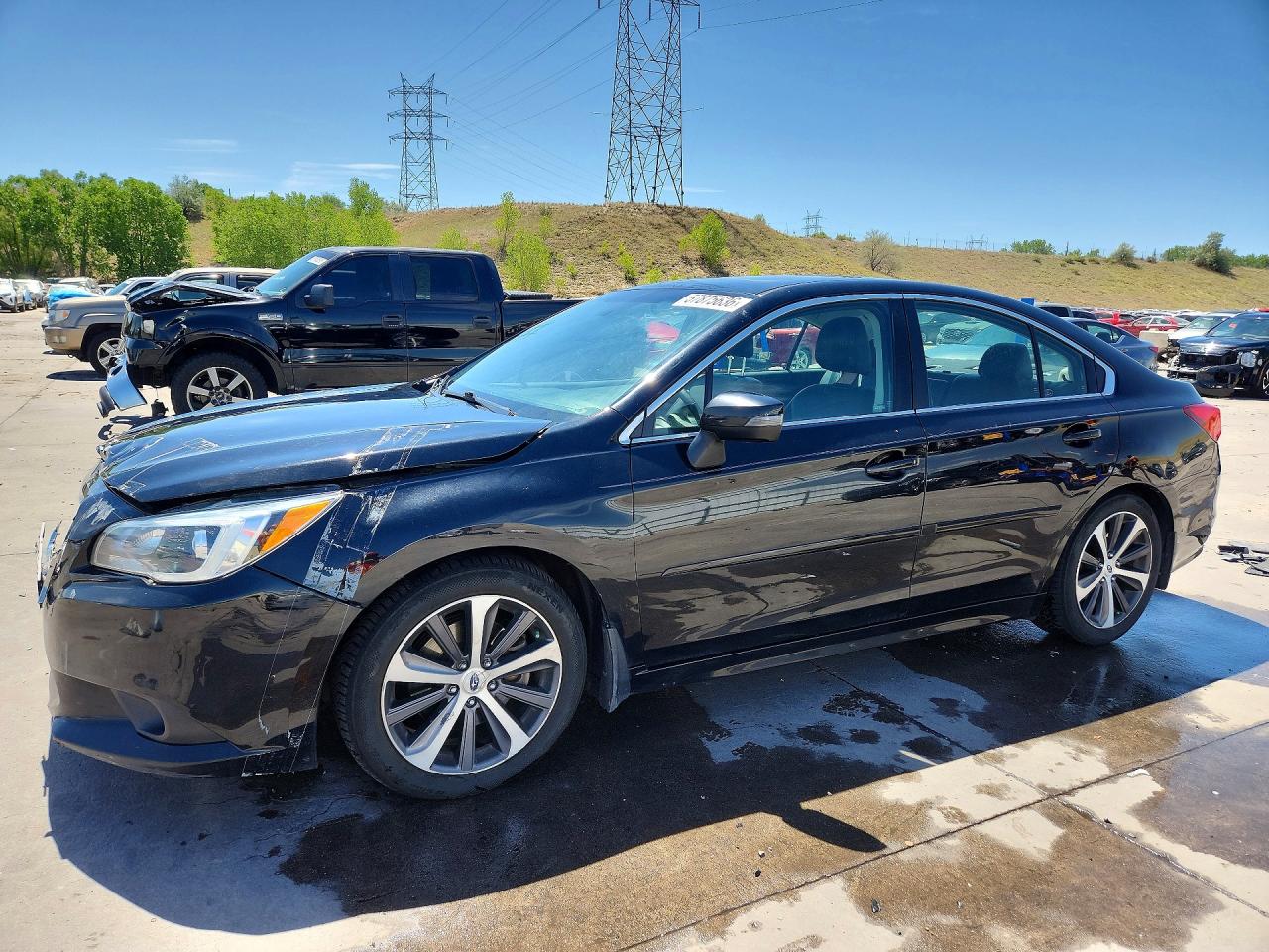 2015 Subaru Legacy 3.6r Limited Black vin: 4S3BNEN60F3054247