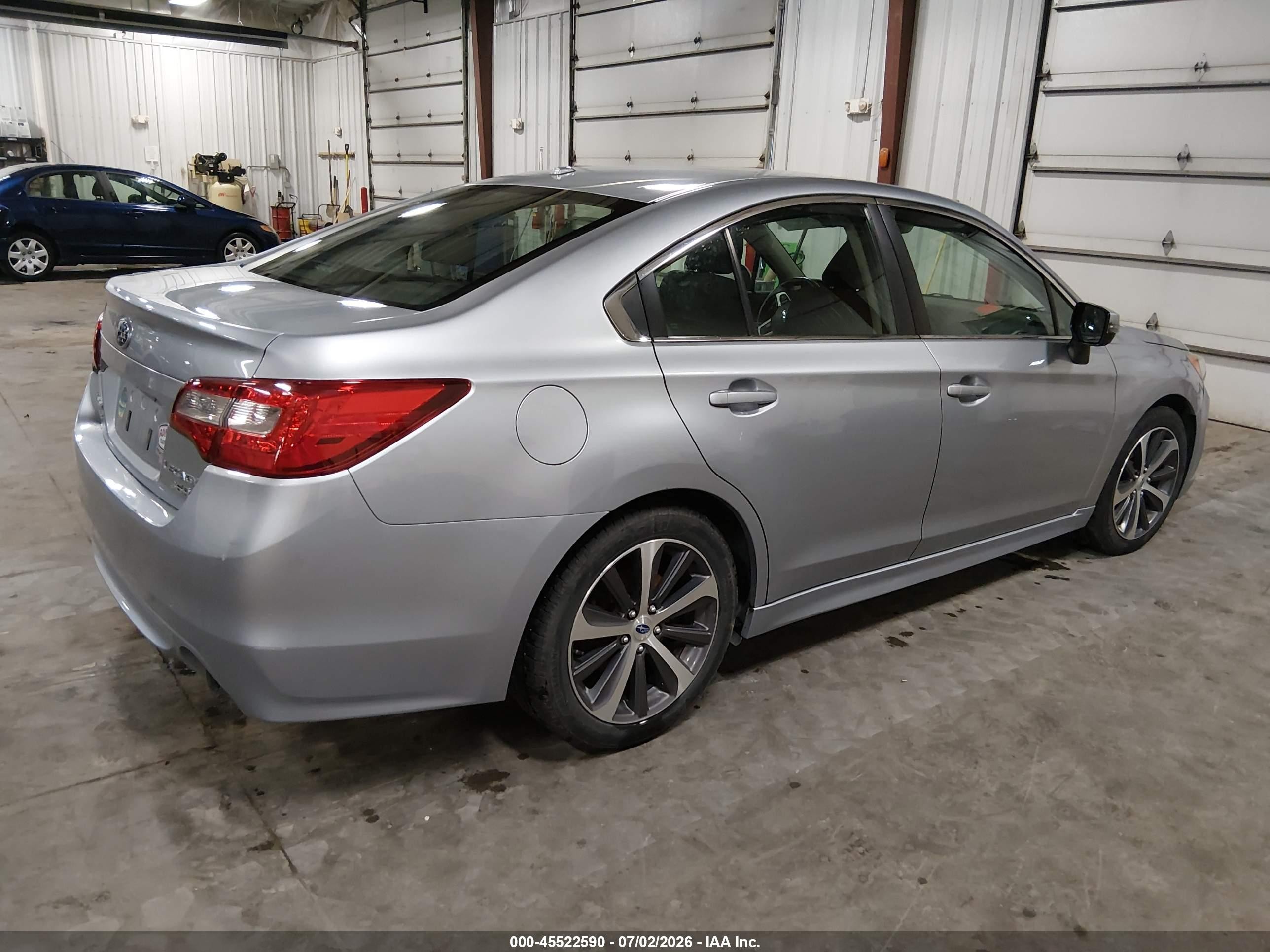2015 Subaru Legacy 3.6r Limited Silver vin: 4S3BNEN61F3021726