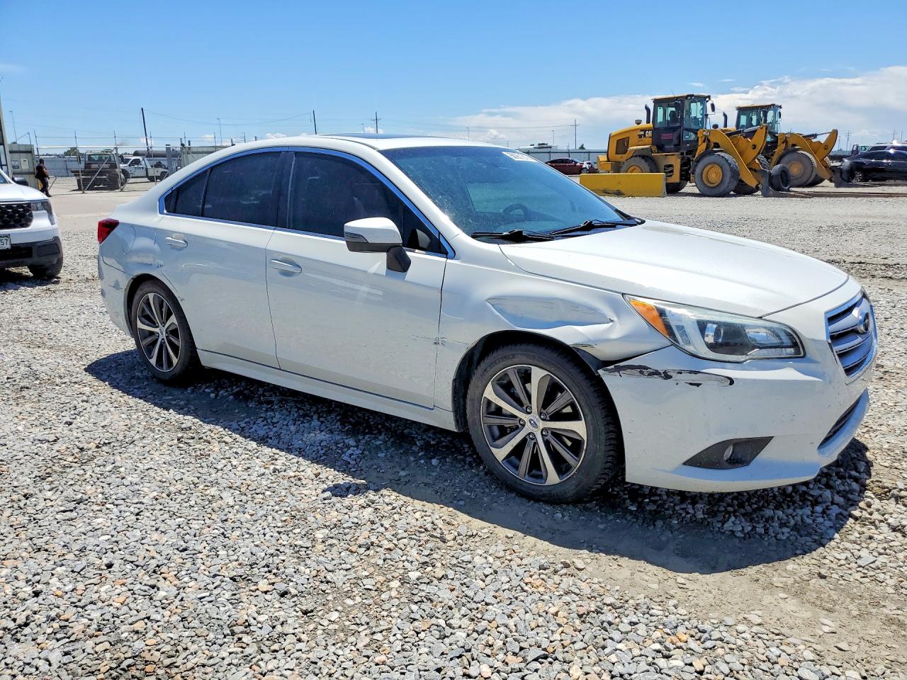 2015 Subaru Legacy 3.6r Limited White vin: 4S3BNEN61F3035156