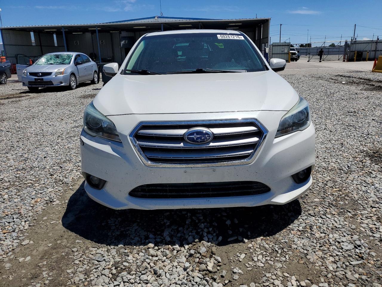 2015 Subaru Legacy 3.6r Limited White vin: 4S3BNEN61F3035156