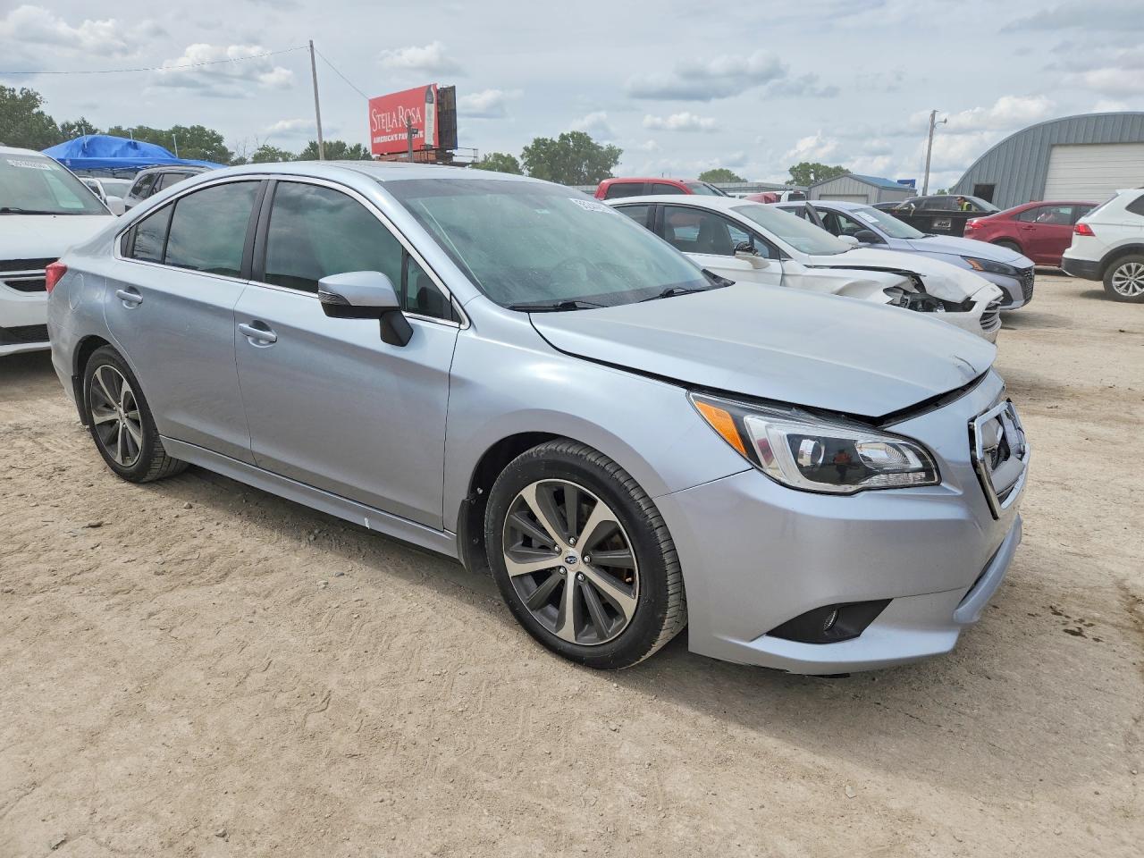 2015 Subaru Legacy 3.6r Limited Silver vin: 4S3BNEN61F3041748