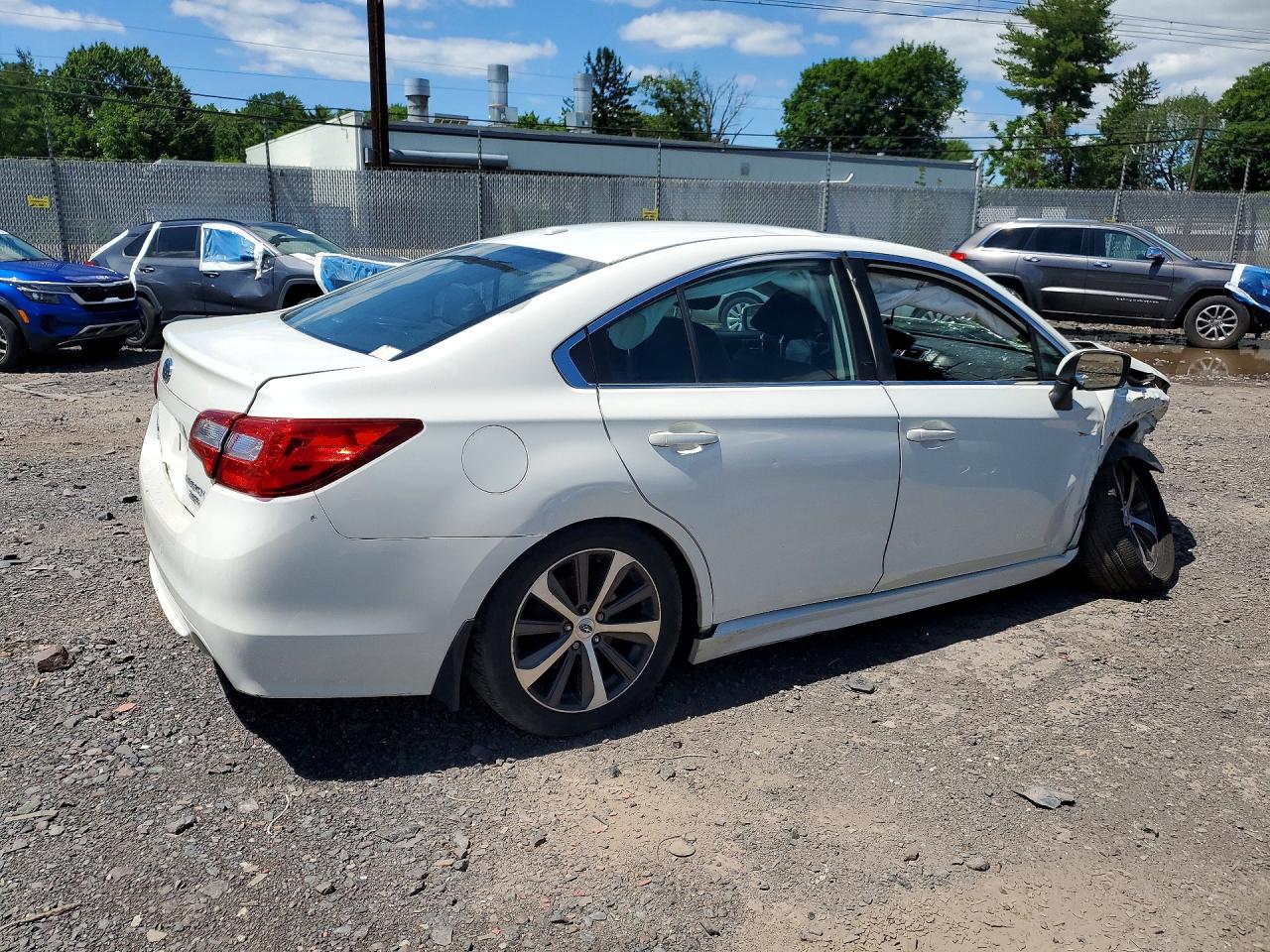 2015 Subaru Legacy 3.6r Limited Белый vin: 4S3BNEN65F3038917