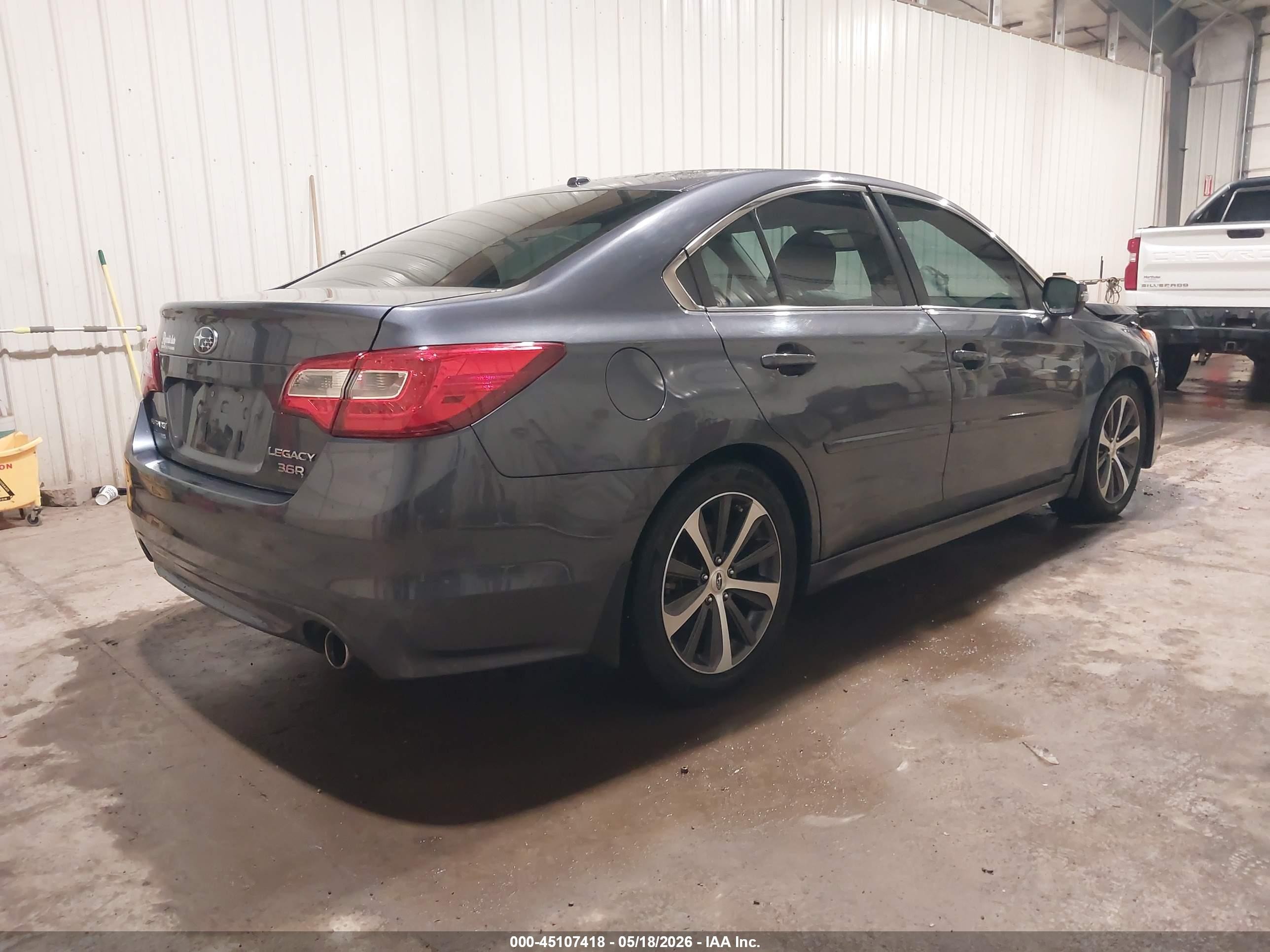 2015 Subaru Legacy 3.6r Limited Blue vin: 4S3BNEN65F3052946