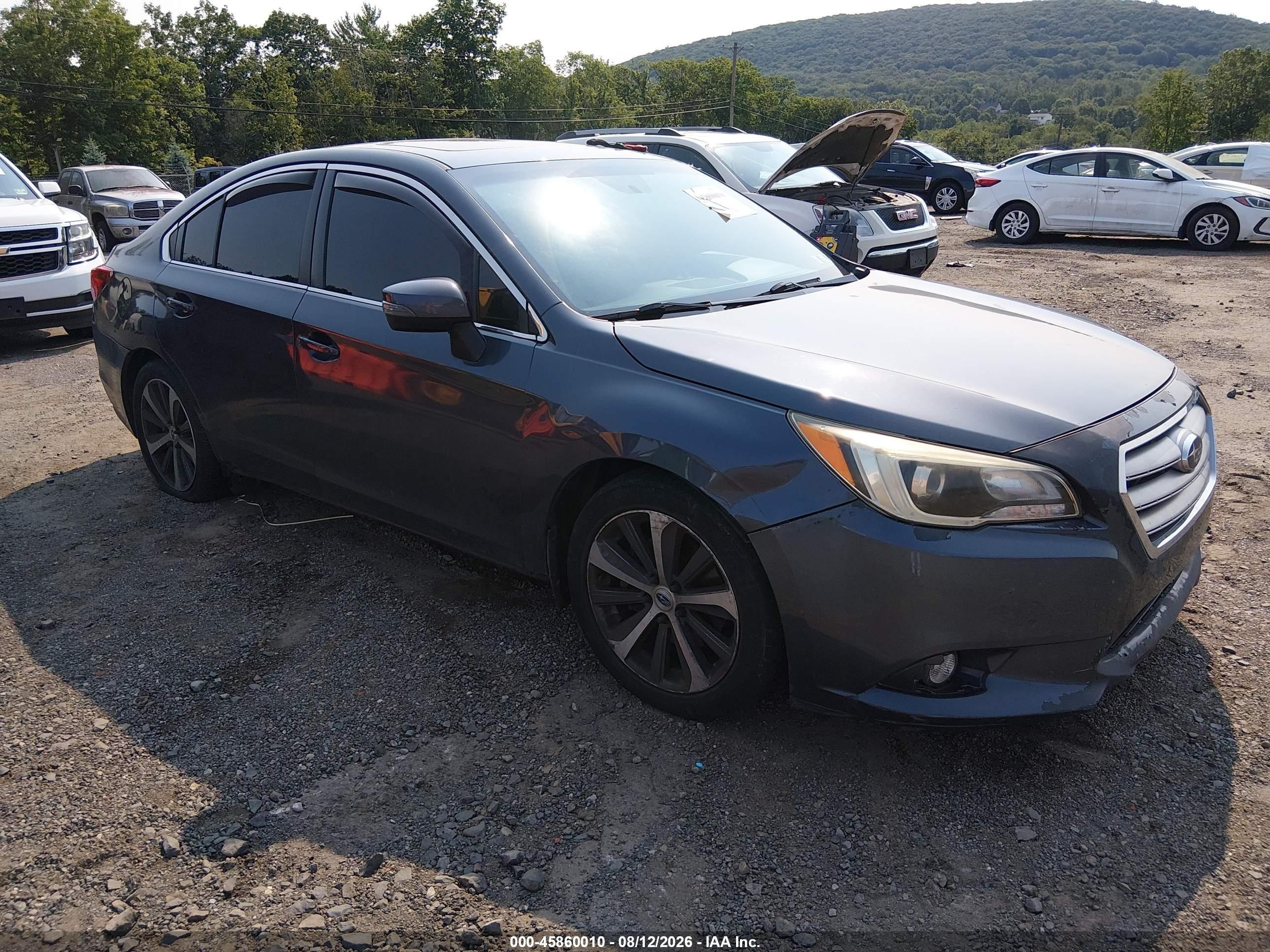 2015 Subaru Legacy 3.6r Limited Gray vin: 4S3BNEN65F3067432