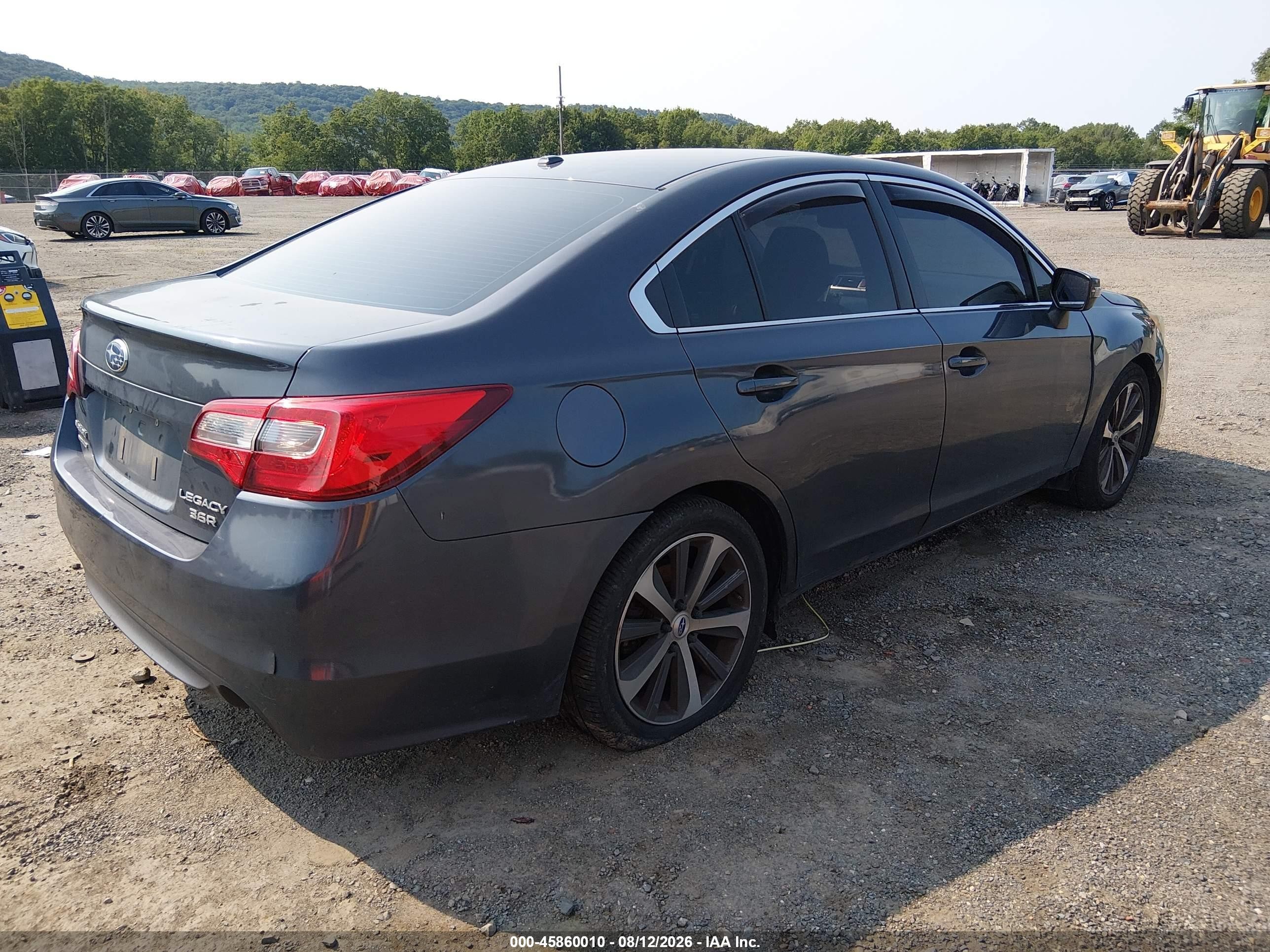 2015 Subaru Legacy 3.6r Limited Gray vin: 4S3BNEN65F3067432